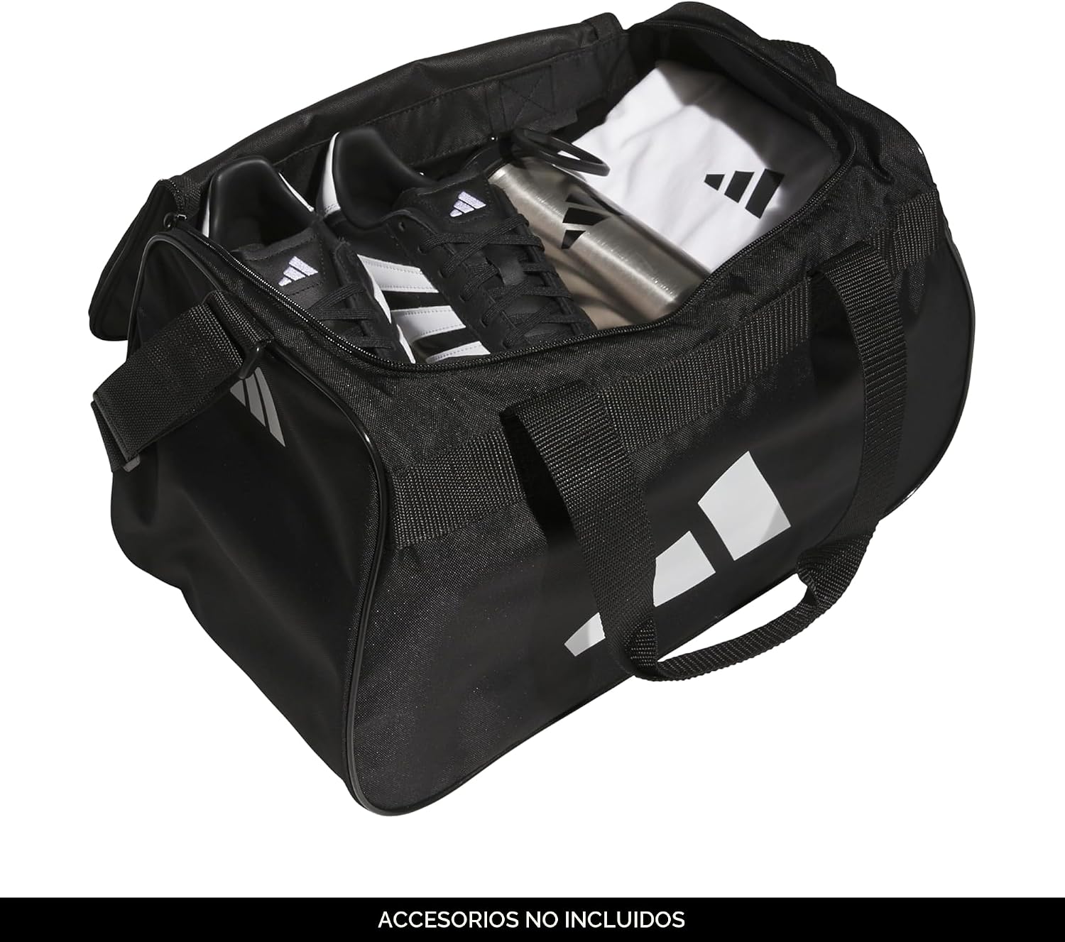 BOLSO DEPORTIVO ADIDAS POWER GYM PEQUEÑO NEGRO/BLANCO OSFA - 3