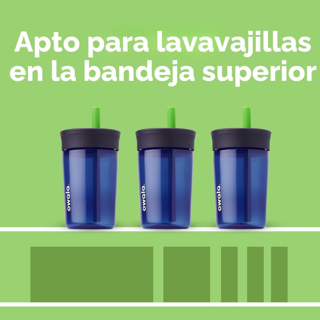BOTELLA PLÁSTICA PARA NIÑOS OWALA TUMBLER KIDS 15 OZ HOME BASE - 5