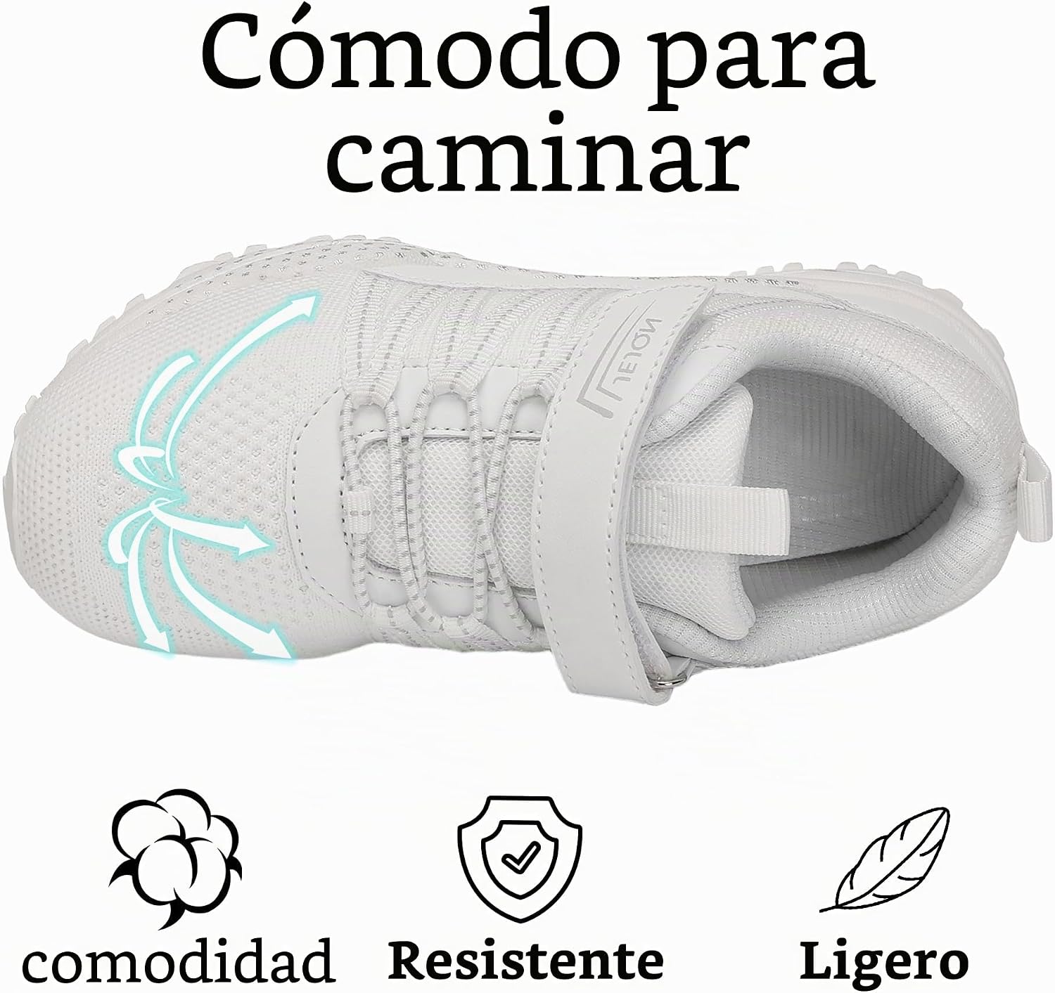 ZAPATILLAS DEPORTIVAS JEJQN KID SNEAKER BLANCO - 4