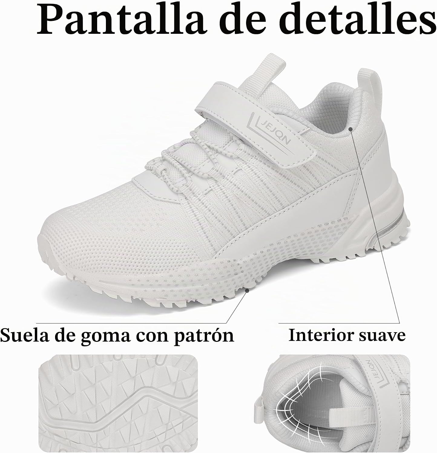 ZAPATILLAS DEPORTIVAS JEJQN KID SNEAKER BLANCO - 5