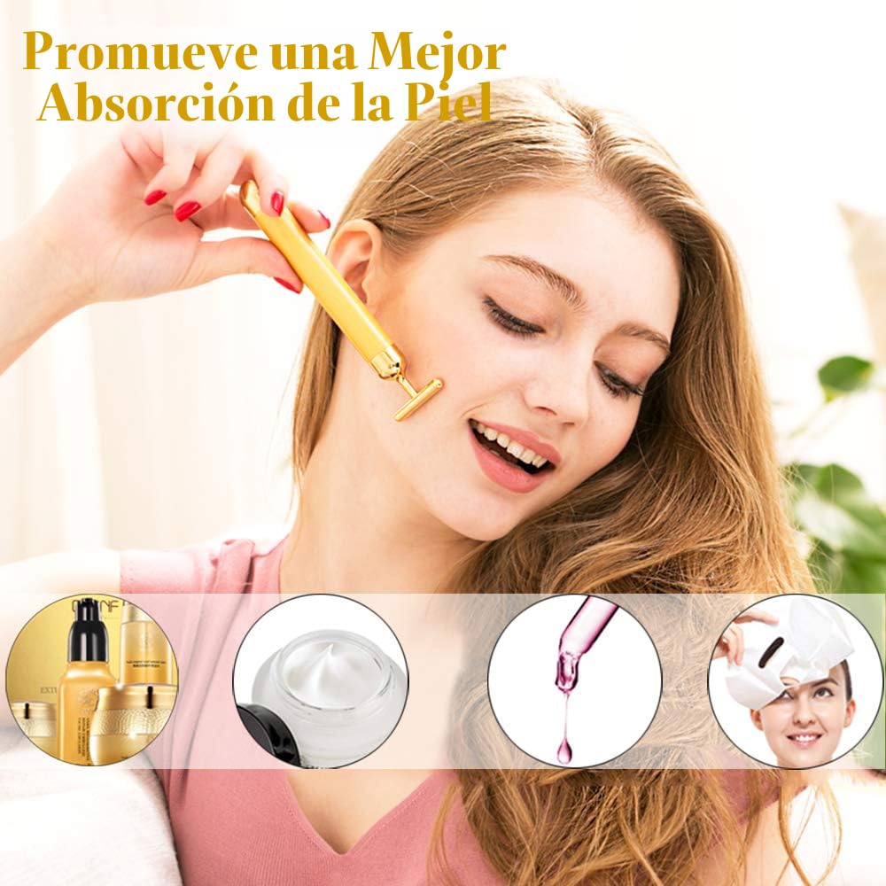 MASAJEADOR FACIAL AMIRCE KIT ROLLER 3D Y T SHAPE - 4