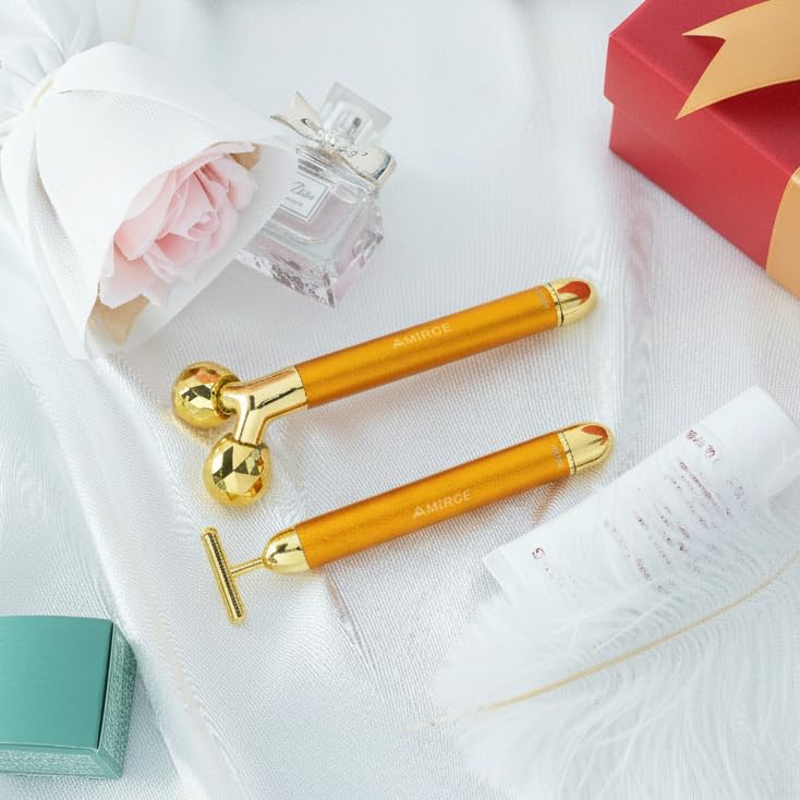 MASAJEADOR FACIAL AMIRCE KIT ROLLER 3D Y T SHAPE - 5