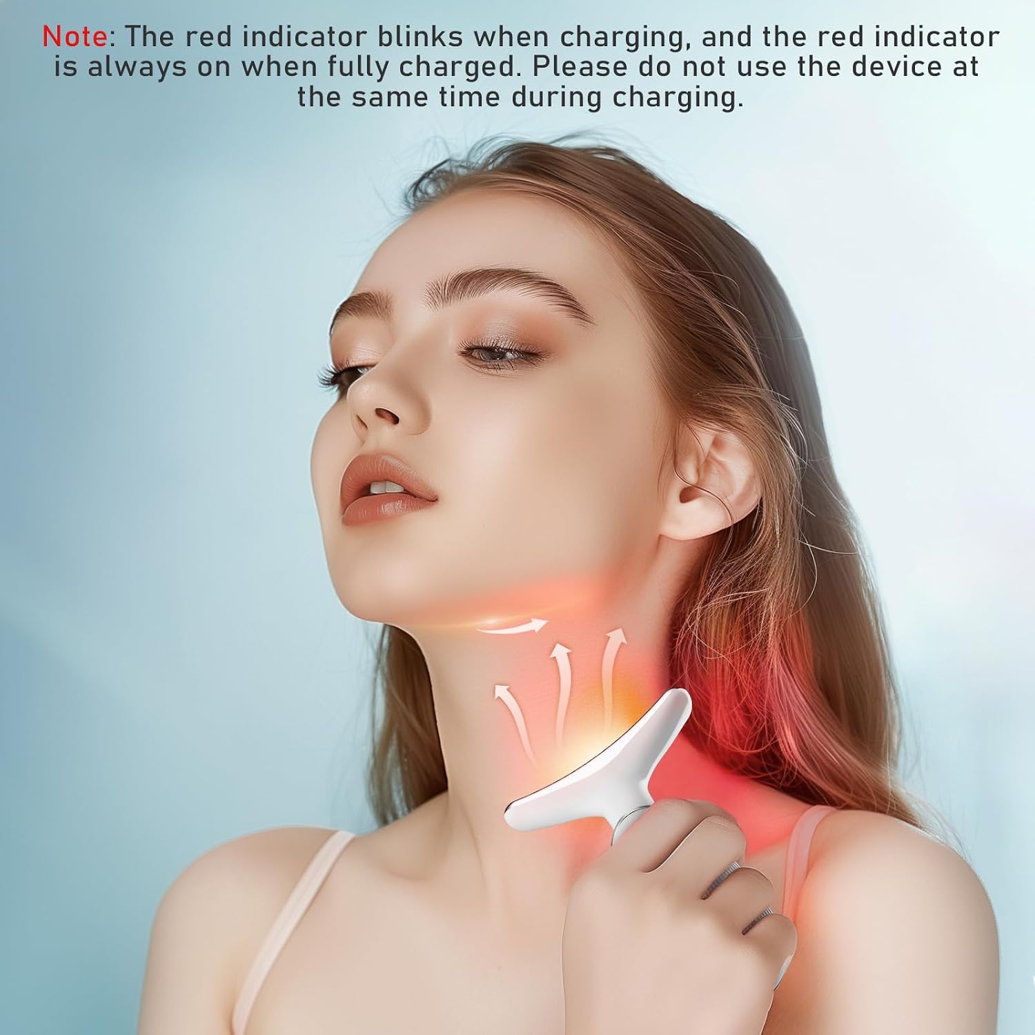 DISPOSITIVO ELÉCTRICO PARA LIFTING FACIAL Y DE CUELLO COCOBEEN BLANCO - 3