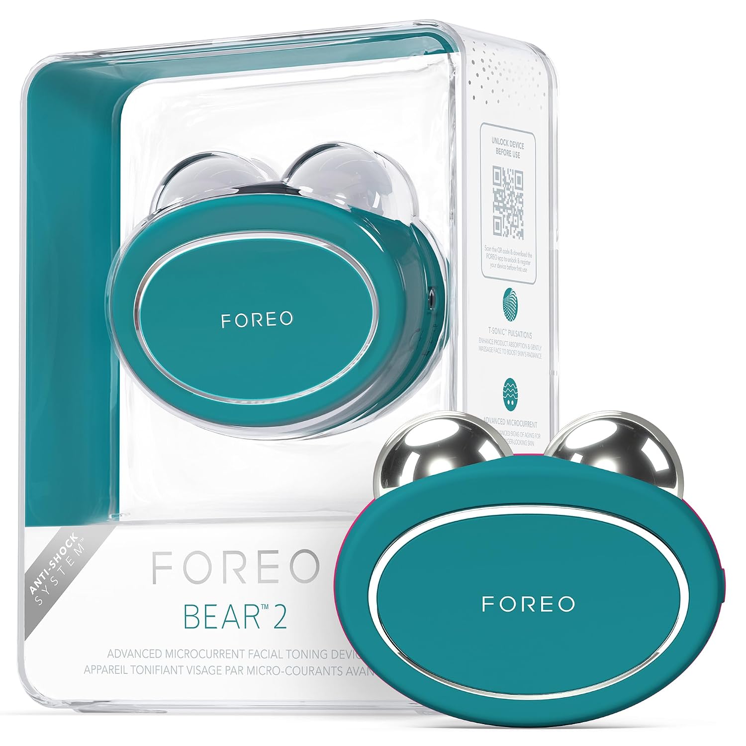 DISPOSITIVO FACIAL FOREO BEAR 2 ADVANCED MICROCURRENT - 1