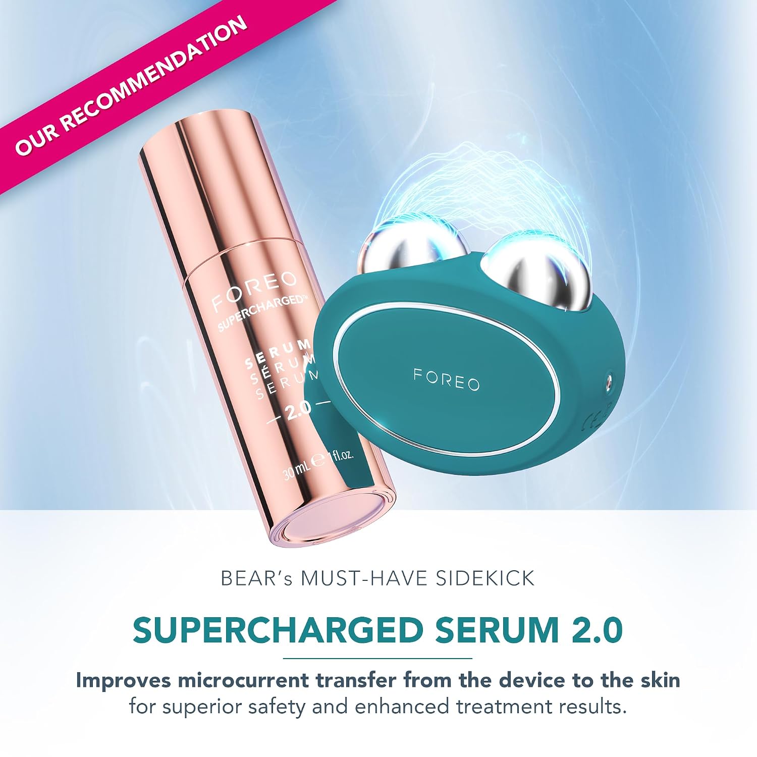 DISPOSITIVO FACIAL FOREO BEAR 2 ADVANCED MICROCURRENT - 4