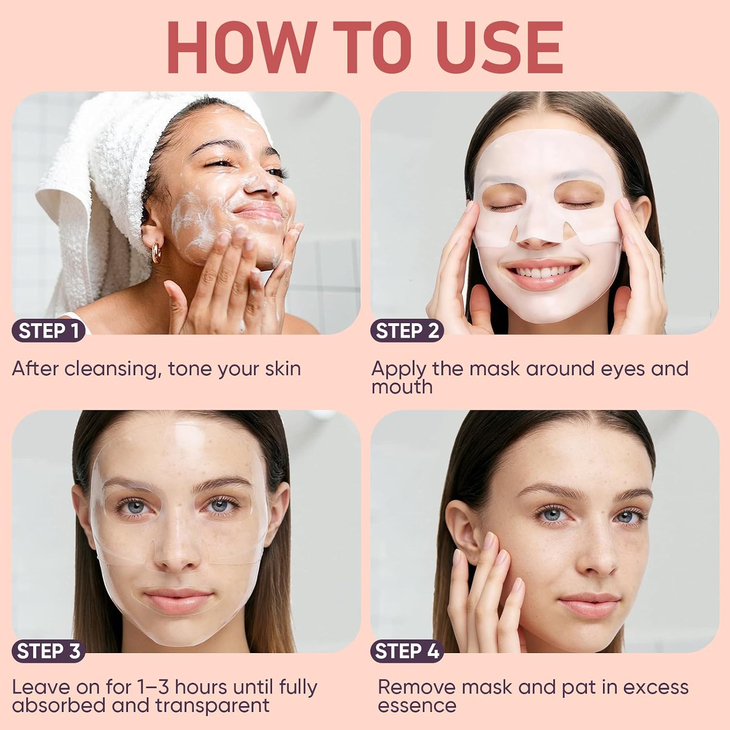 MASCARILLA FACIAL BIO-COLLAGEN TEAWOO 8 UNIDADES - 5