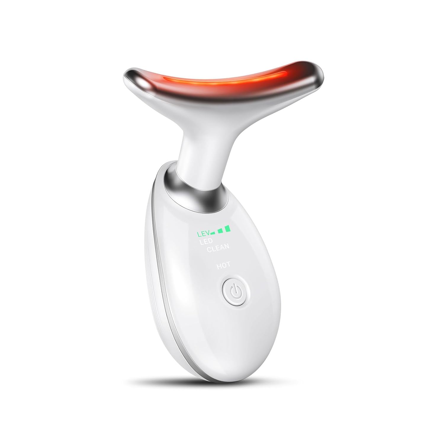 MASAJEADOR FACIAL Y DE CUELLO KYOTTANI 3 MODOS CON VIBRACIÓN BLANCO - 1