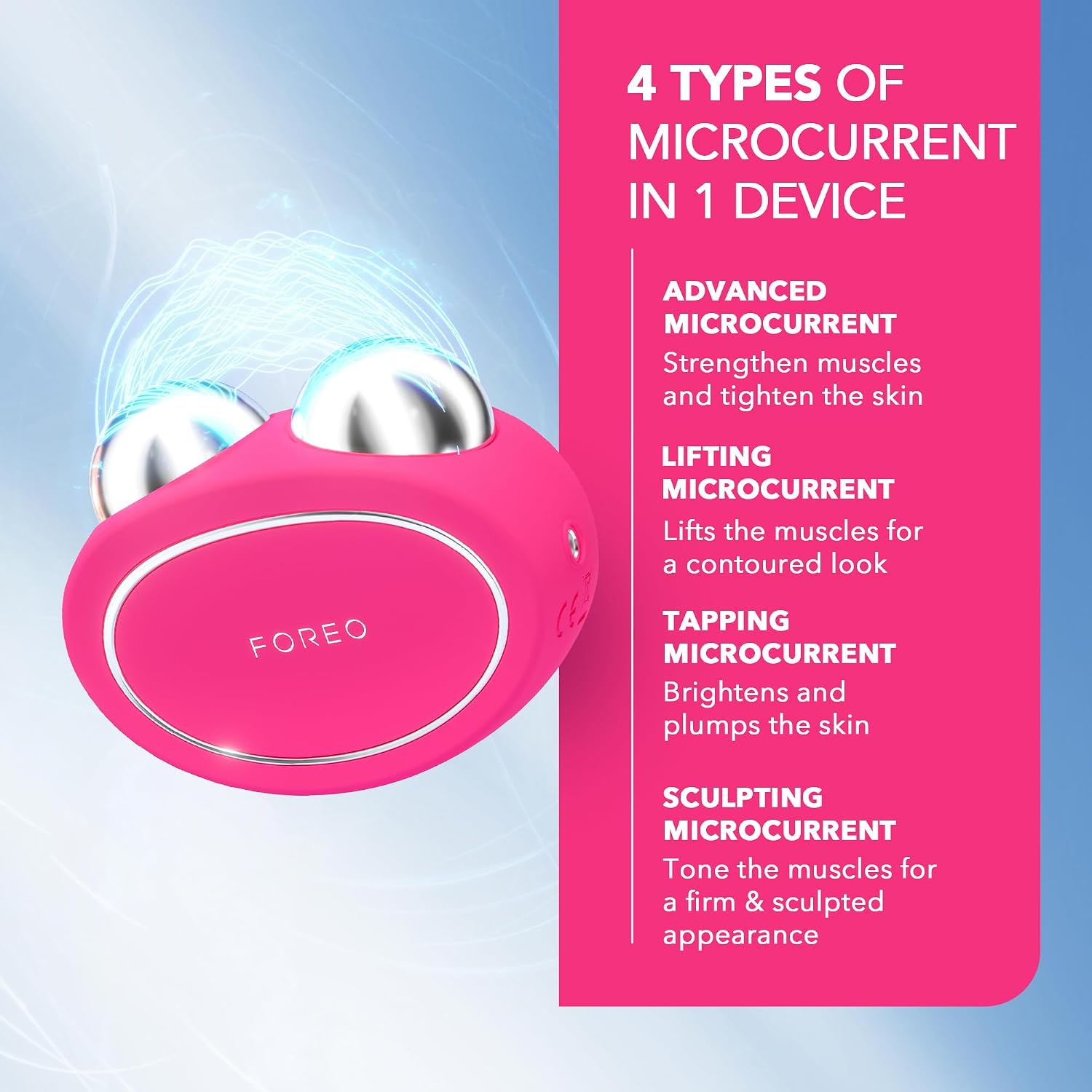 DISPOSITIVO FACIAL FOREO BEAR 2 ADVANCED MICROCURRENT PARA LIFTING Y TONIFICACIÓN - 3