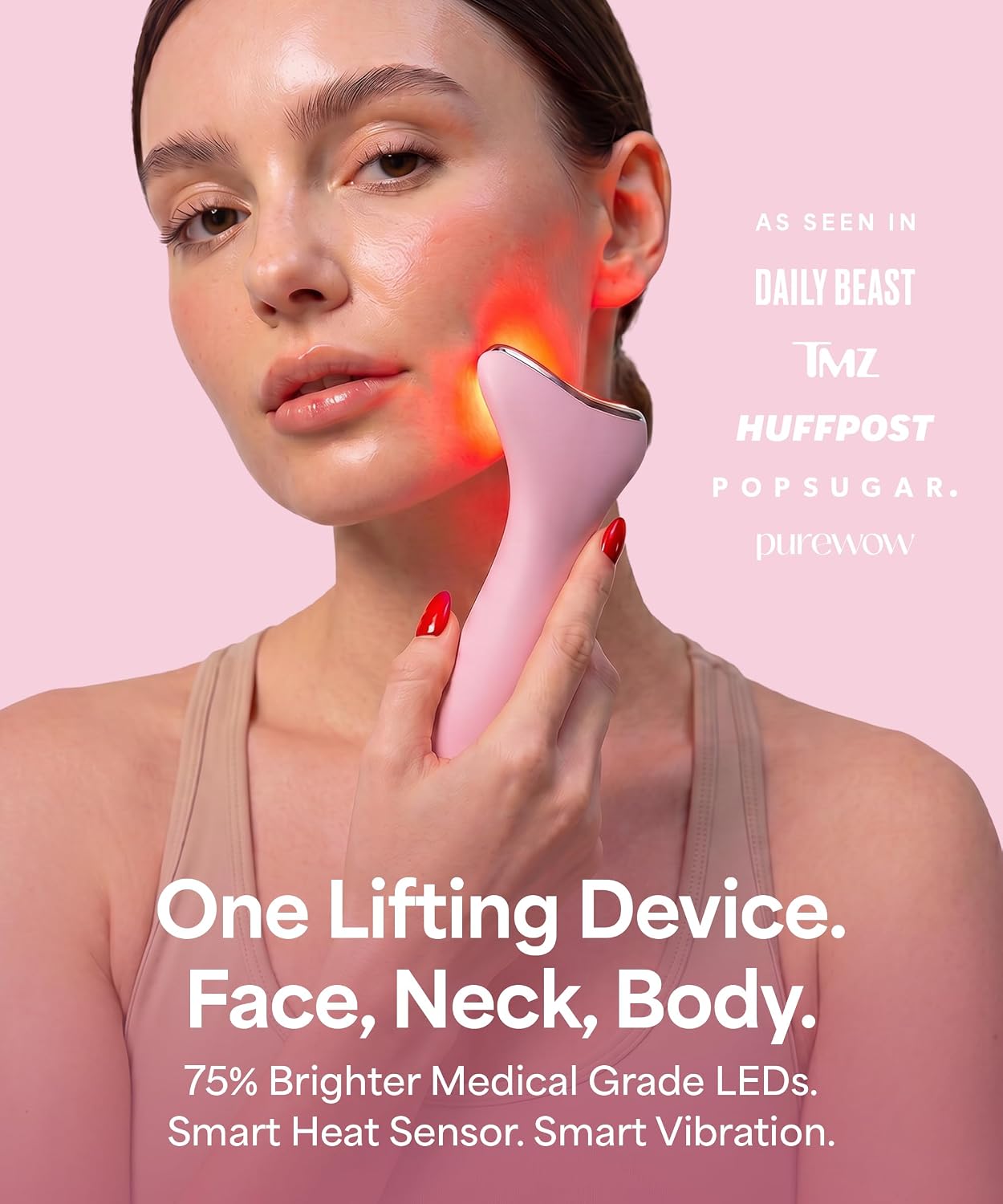 MASAJEADOR FACIAL REVOMADIC REVO GENIE CON LUZ LED Y CALOR - 2