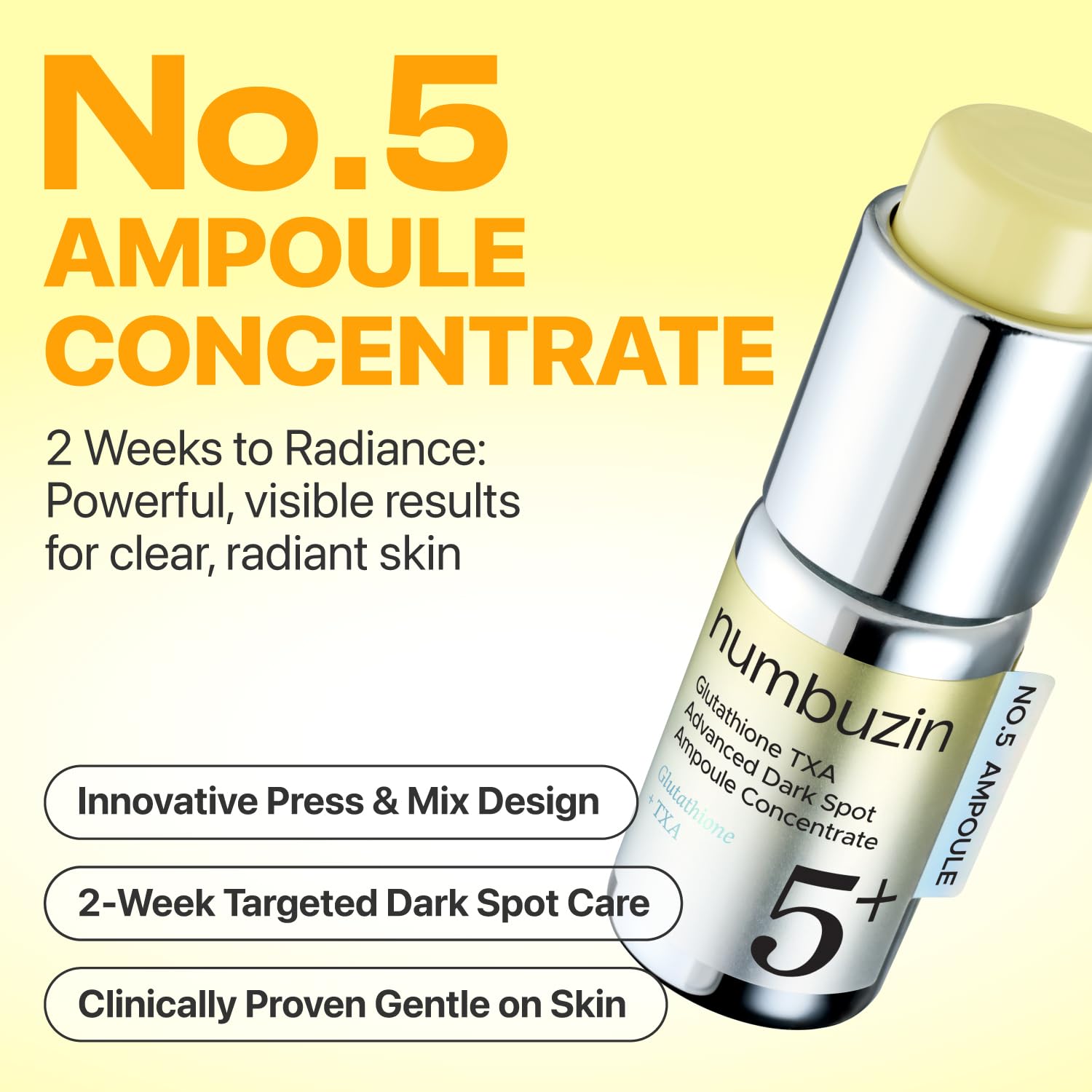 AMPOLLA ANTIMANCHAS NUMBUZIN NO.5 GLUTATHIONE TXA 10.7G - 2