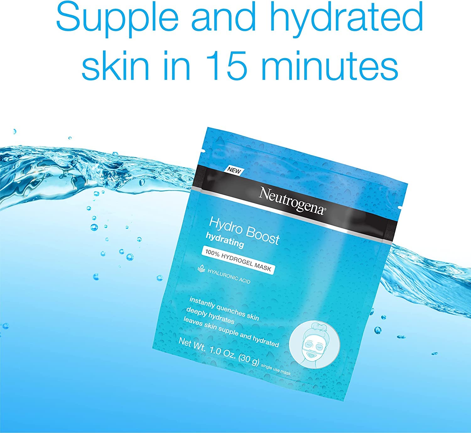 MASCARILLA FACIAL NEUTROGENA HYDRO BOOST HYDROGEL 30 G - 4