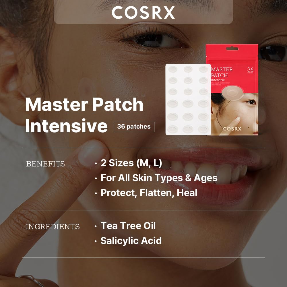 PARCHE PARA GRANOS COSRX MASTER PATCH INTENSIVE OVALADO 36 UNIDADES - 2