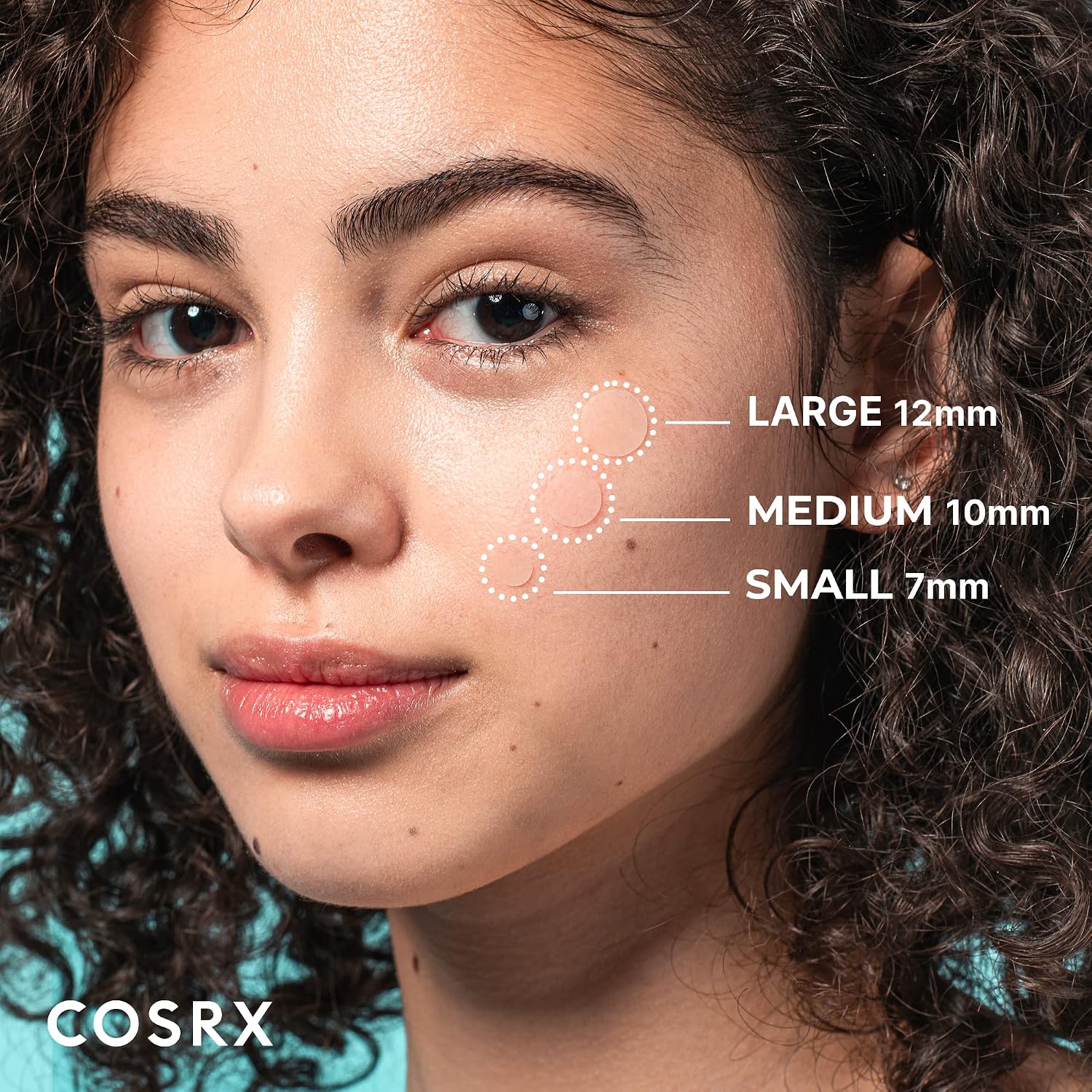 MASCARILLA FACIAL COSRX ACNE PIMPLE PATCHES HIDROCOLOIDE 120 UNIDADES 3 TAMAÑOS - 4