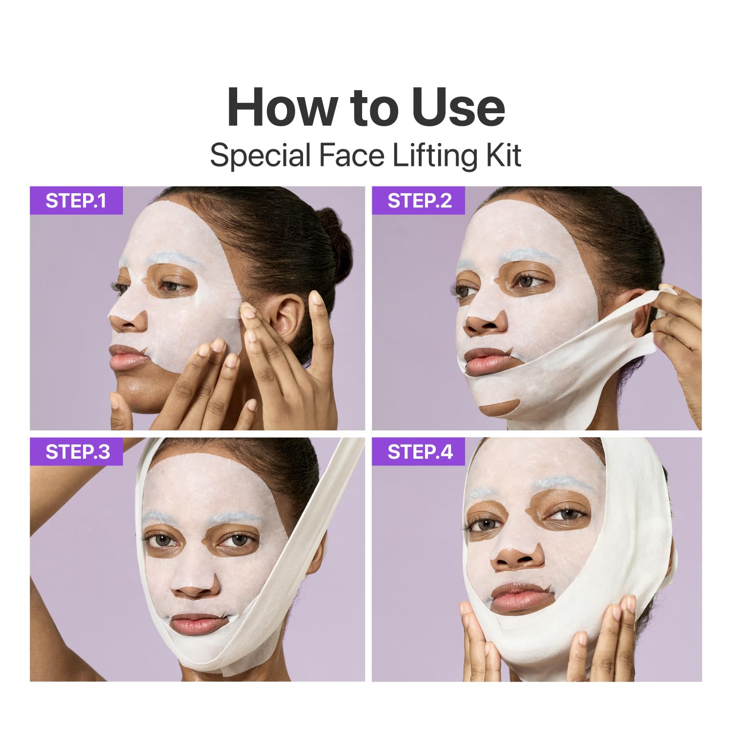 MASCARILLA FACIAL NUMBUZIN NO.9+ NAD+ BIO LIFTING FULL FACE PACK DE 3 - 4