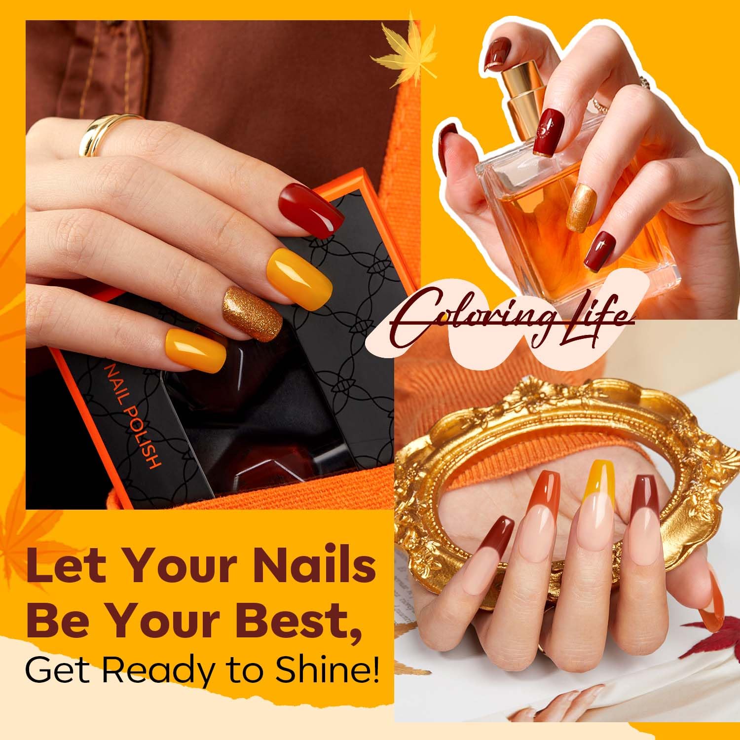 ESMALTES MODELONES FALL NAIL POLISH SET 6 COLORES - 2