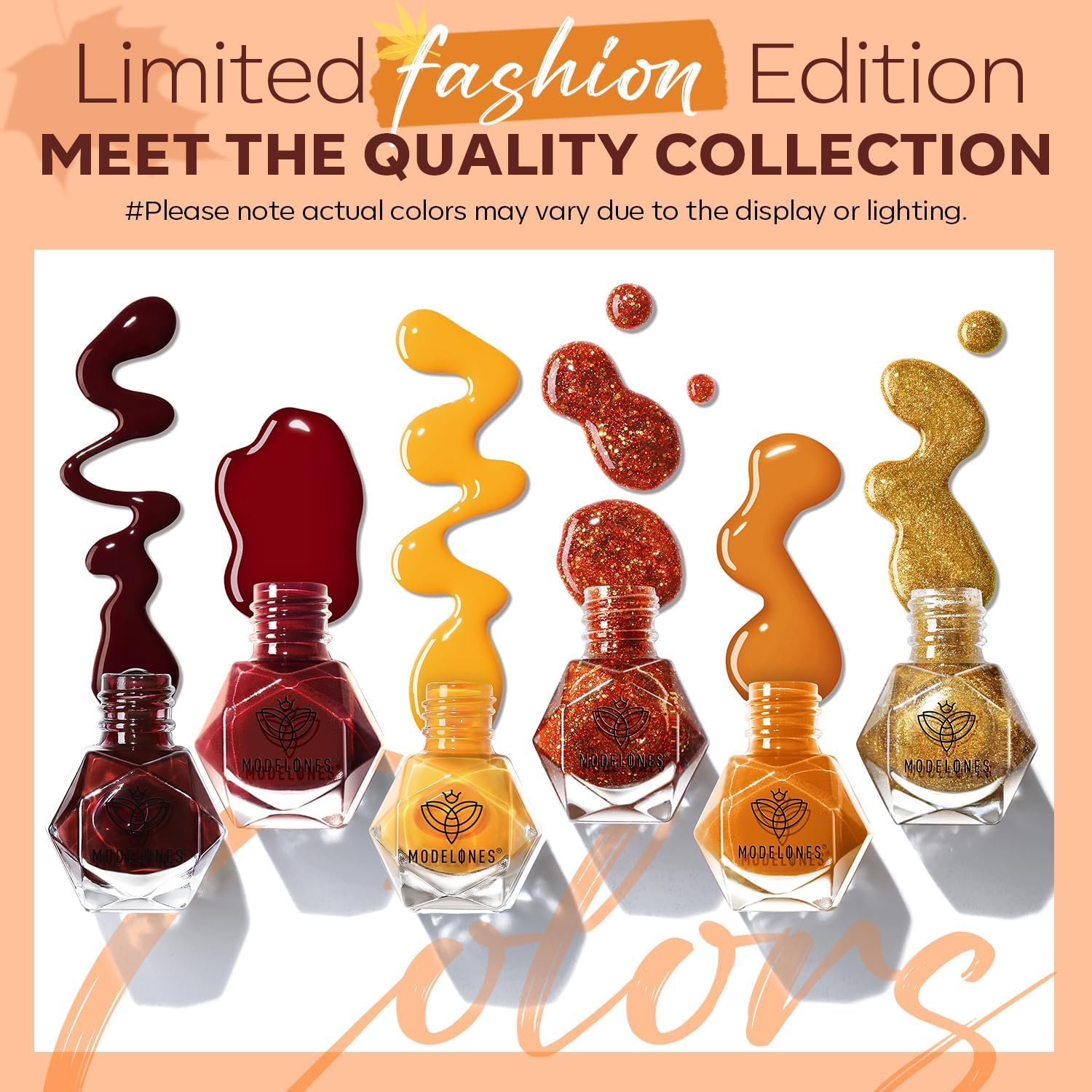 ESMALTES MODELONES FALL NAIL POLISH SET 6 COLORES - 4