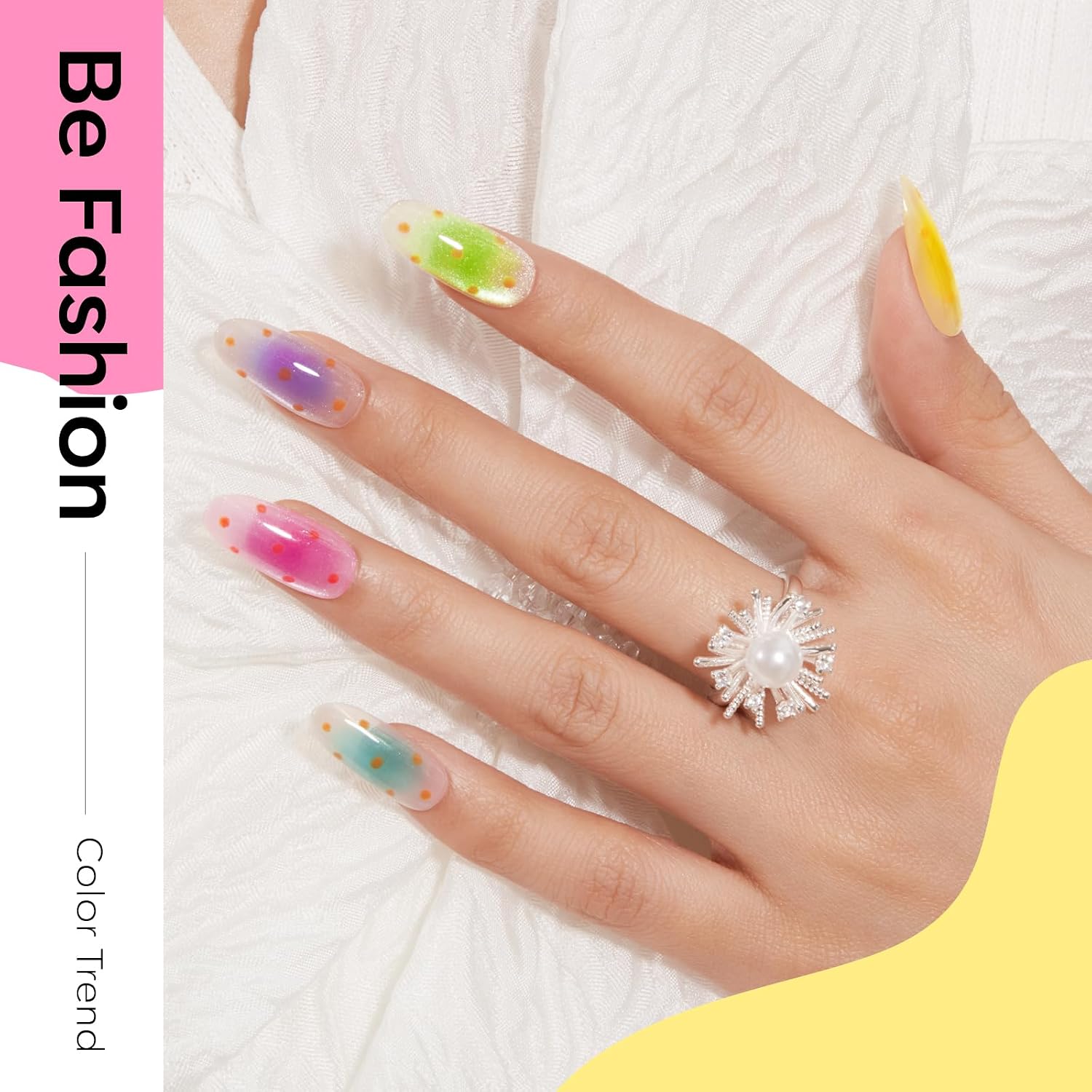 ESMALTES EN GEL MODELONES CAT EYE SET 6 COLORES JELLY - 2