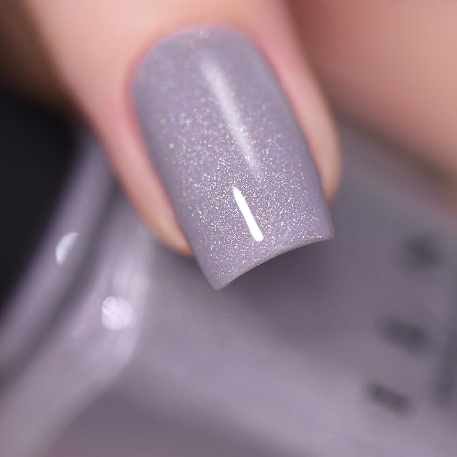 ESMALTE DE UÑAS ILNP ASAP LAVANDA AZUL SUAVE HOLOGRÁFICO 12ML - 5