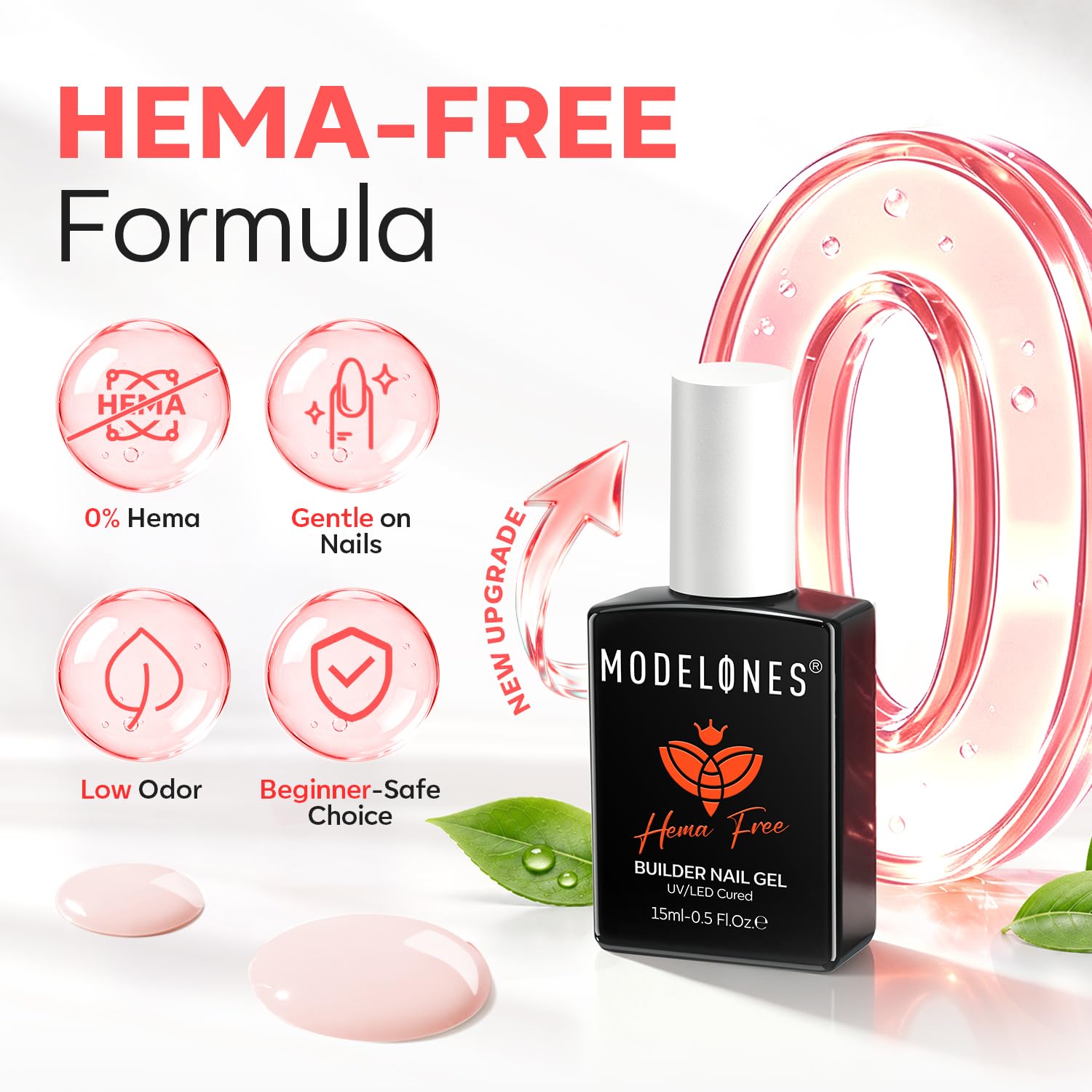 ESMALTE GEL CONSTRUCTOR MODELONES BUILDER HEMA-FREE NUDE - 4