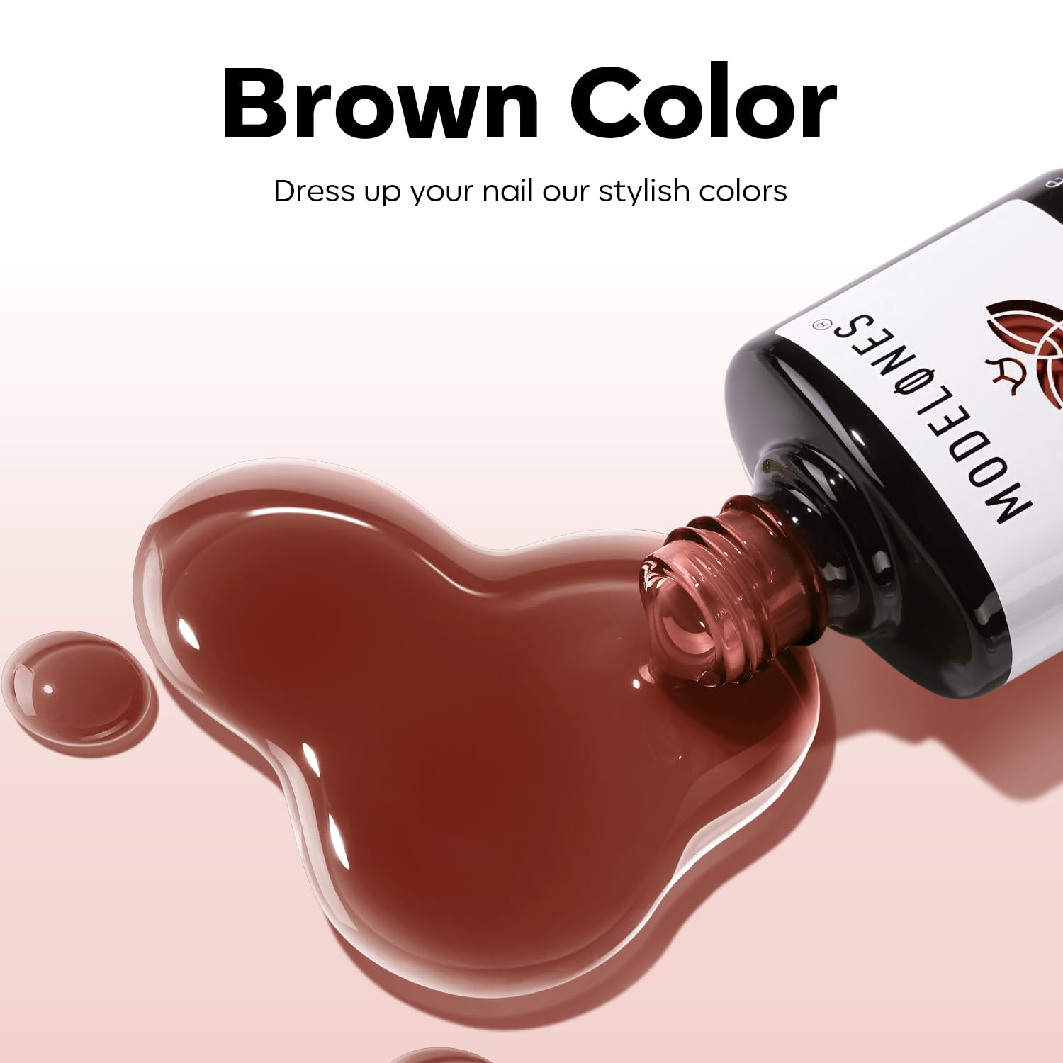 ESMALTE EN GEL MODELONES JELLY BROWN 15ML - 2