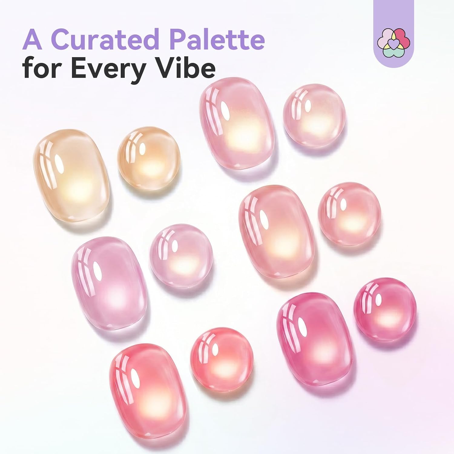ESMALTES SAVILAND CAT EYE ONE-STEP GEL NAIL POLISH PENS SET 6 COLORES NUDE TRANSLÚCIDOS - 3