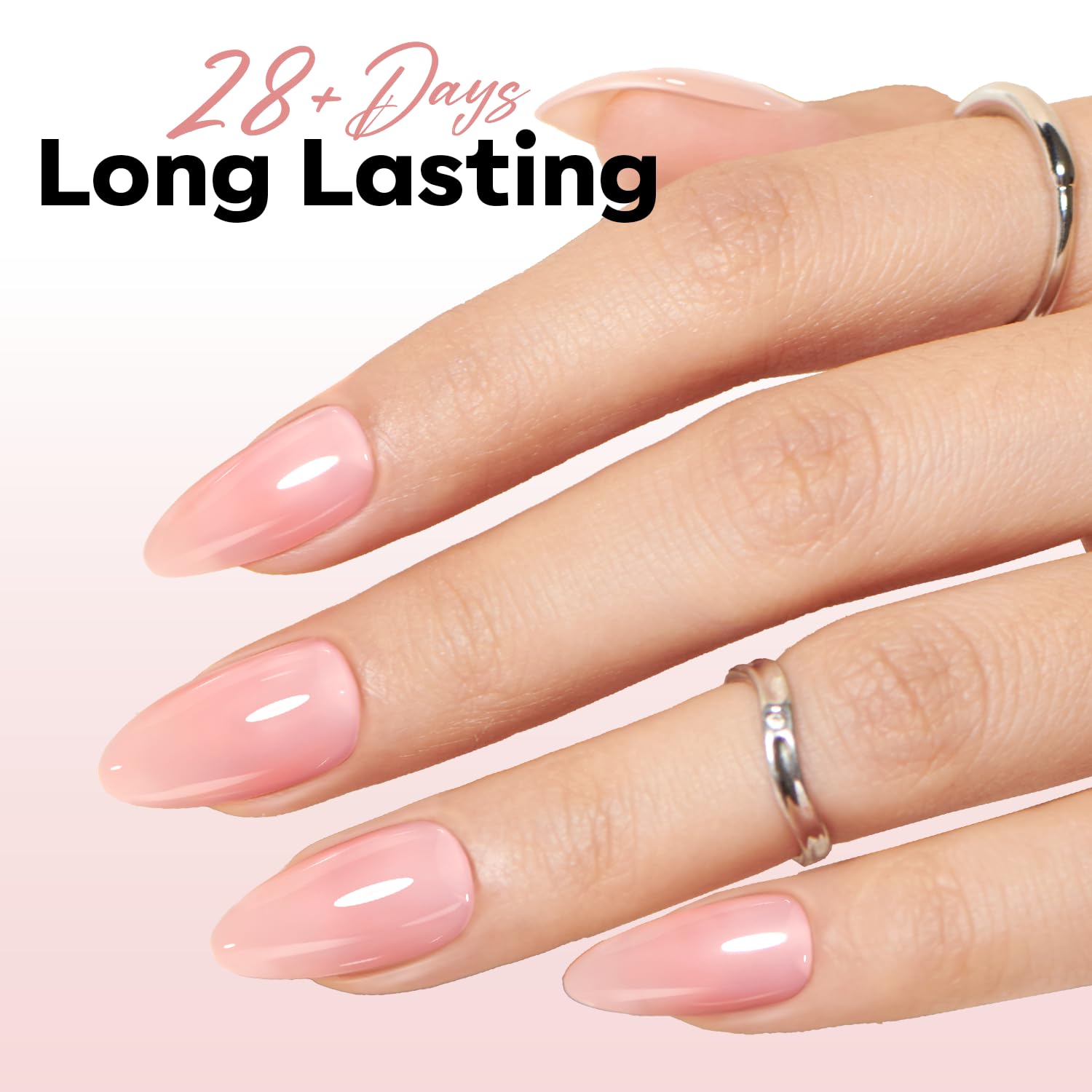 ESMALTE EN GEL MODELONES PINK NUDE 15ML - 5