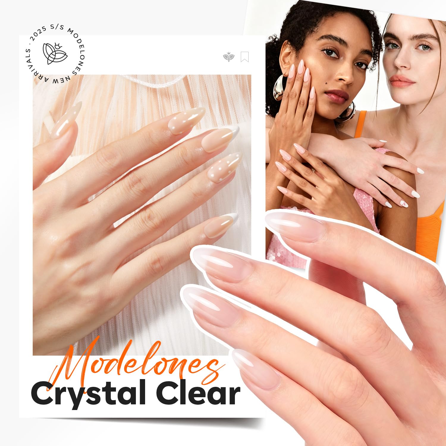 ESMALTE GEL CONSTRUCTOR MODELONES BUILDER HEMA-FREE TRANSPARENTE - 5