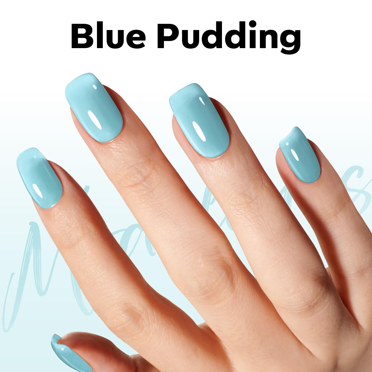 ESMALTE EN GEL MODELONES JELLY BABY BLUE TRANSLÚCIDO 15ML - 5