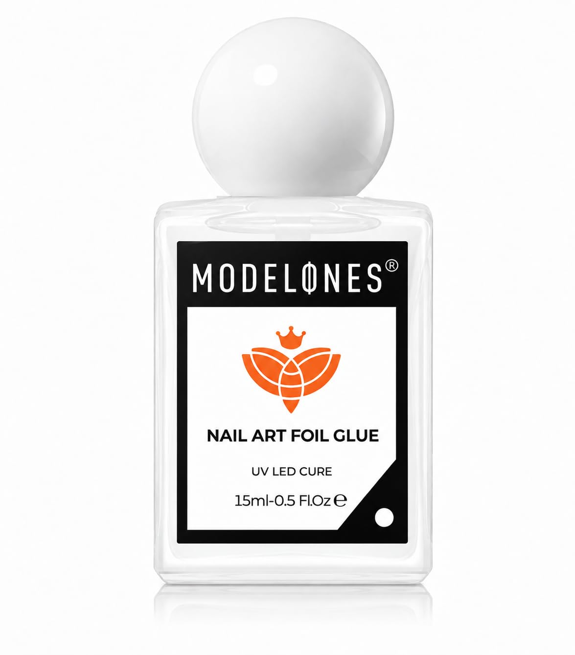 ESMALTE MODELONES GRAY FRENCH TIP NAIL FOIL TRANSFER GLUE GEL POLISH - 1