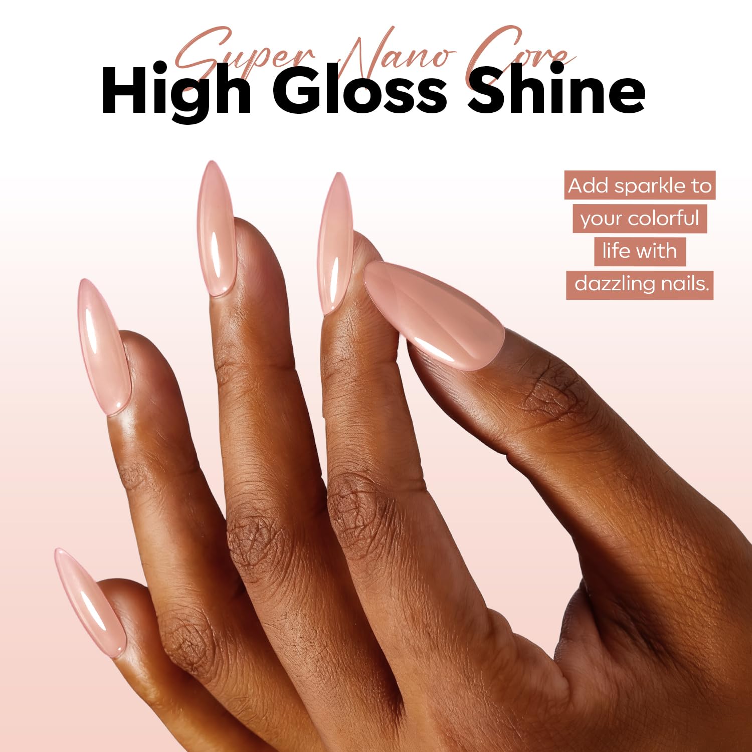 ESMALTE EN GEL MODELONES NUDE JELLY ROSADO NATURAL 15ML - 4