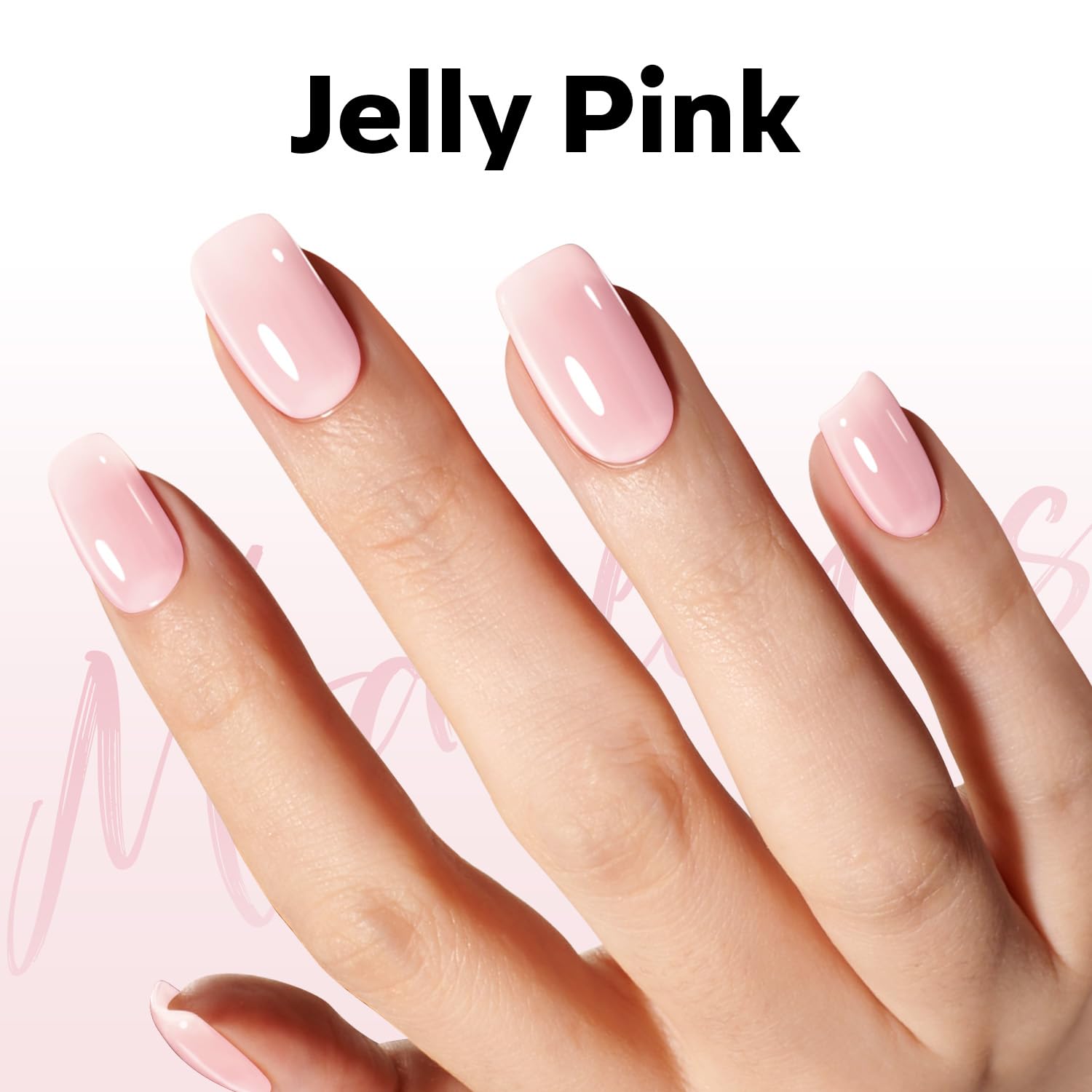 ESMALTE EN GEL MODELONES PINK JELLY NUDE 15ML - 3