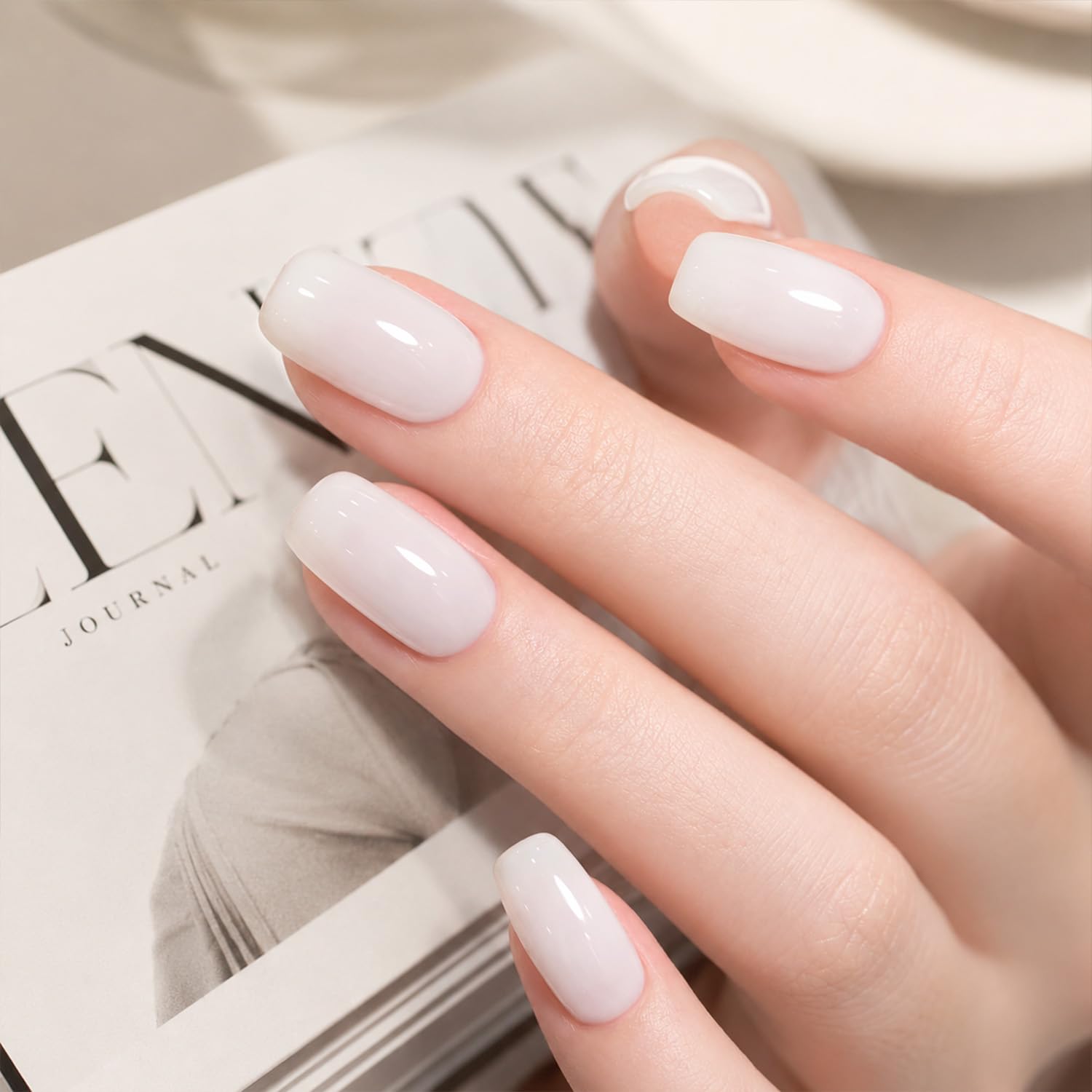 ESMALTE BUILDER NAIL GEL MODELONES BLANCO LECHOSO HEMA-FREE - 2