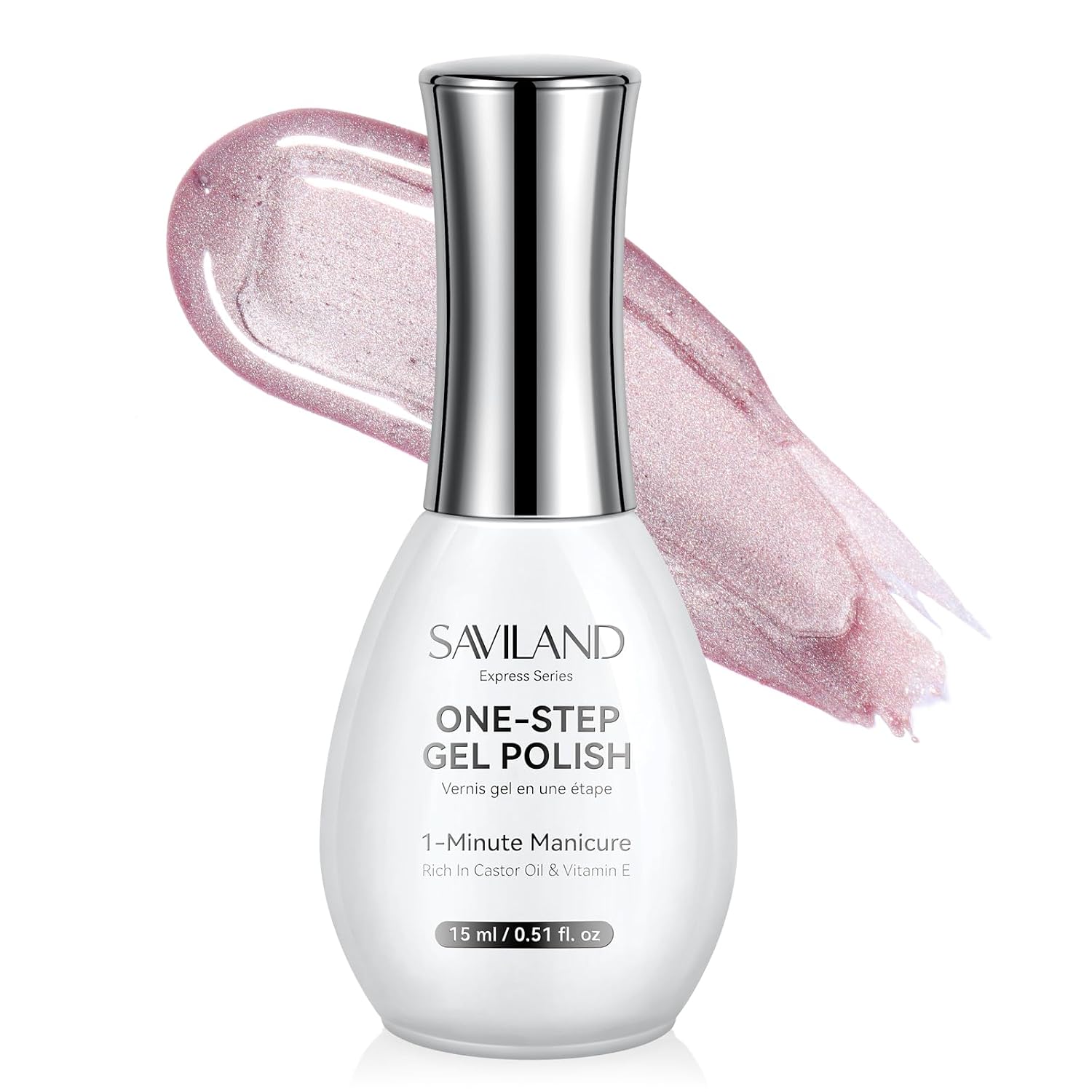 ESMALTE EN GEL SAVILAND CAT EYE 15ML PÚRPURA - 1