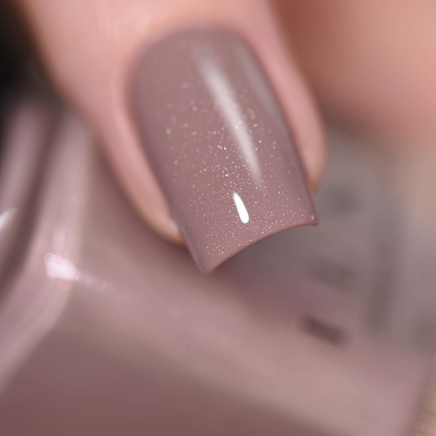 ESMALTE DE UÑAS ILNP COFFEE RUN MOCHA CREMOSO HOLOGRÁFICO 12ML - 5