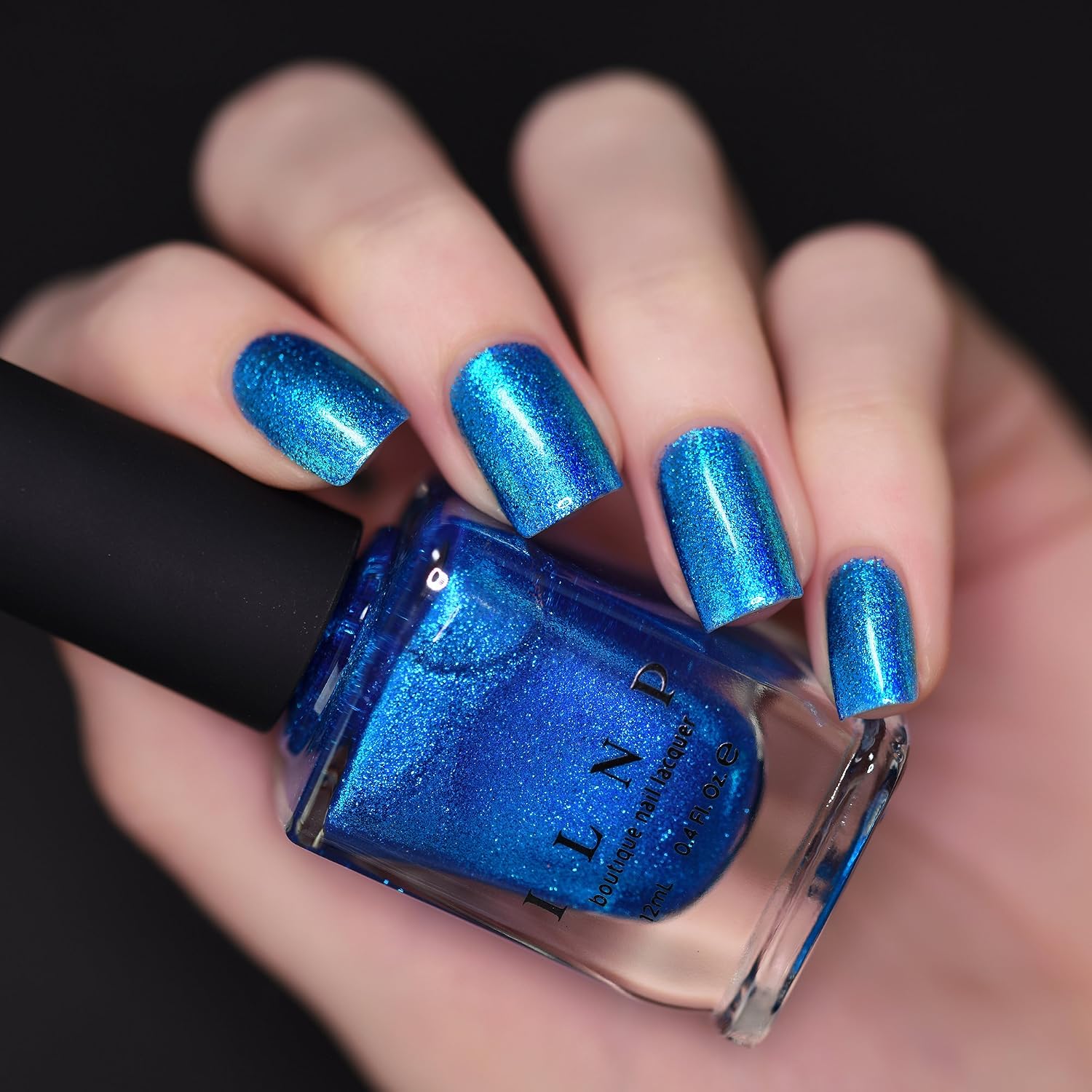 ESMALTE DE UÑAS ILNP BLUEPRINT AZUL ELÉCTRICO ULTRA METÁLICO BRILLANTE - 3