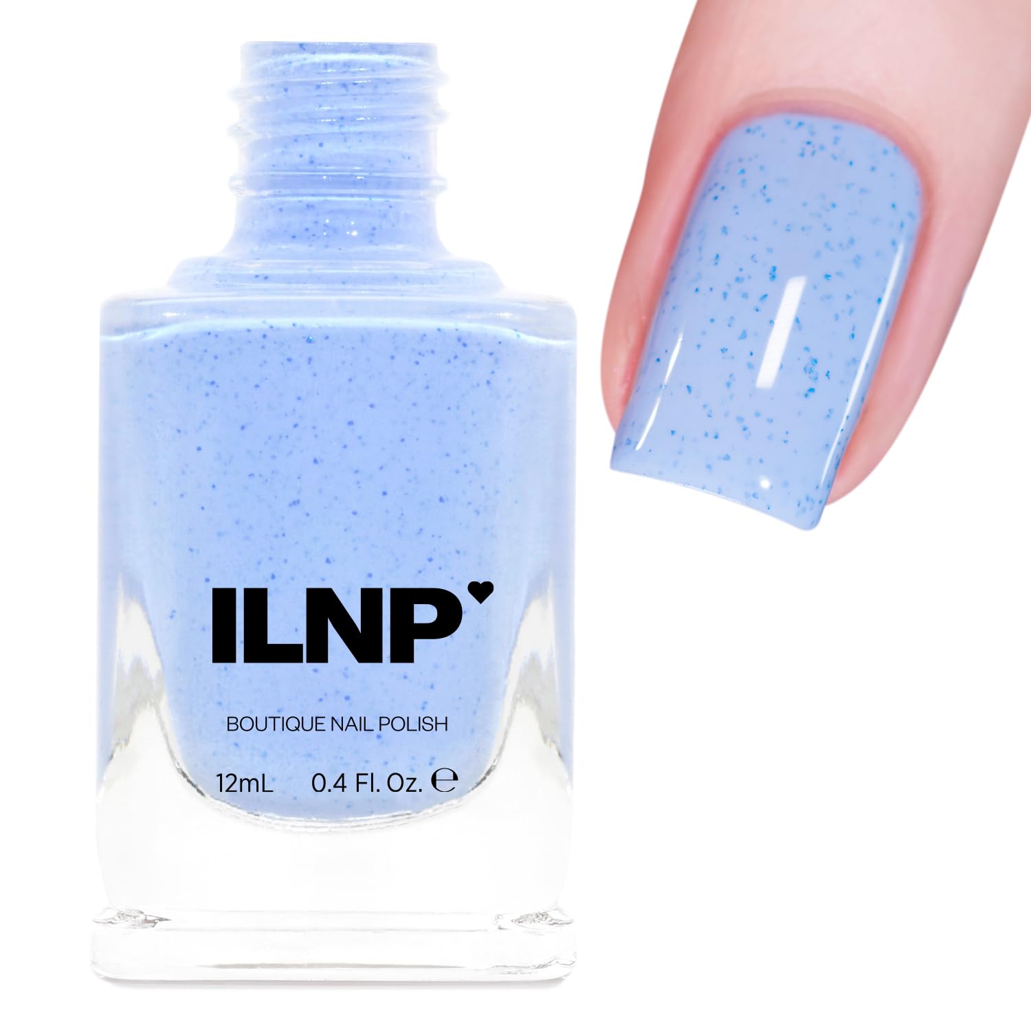 ESMALTE DE UÑAS ILNP BLUEBIRD PERANO BLUE SPECKLED - 1
