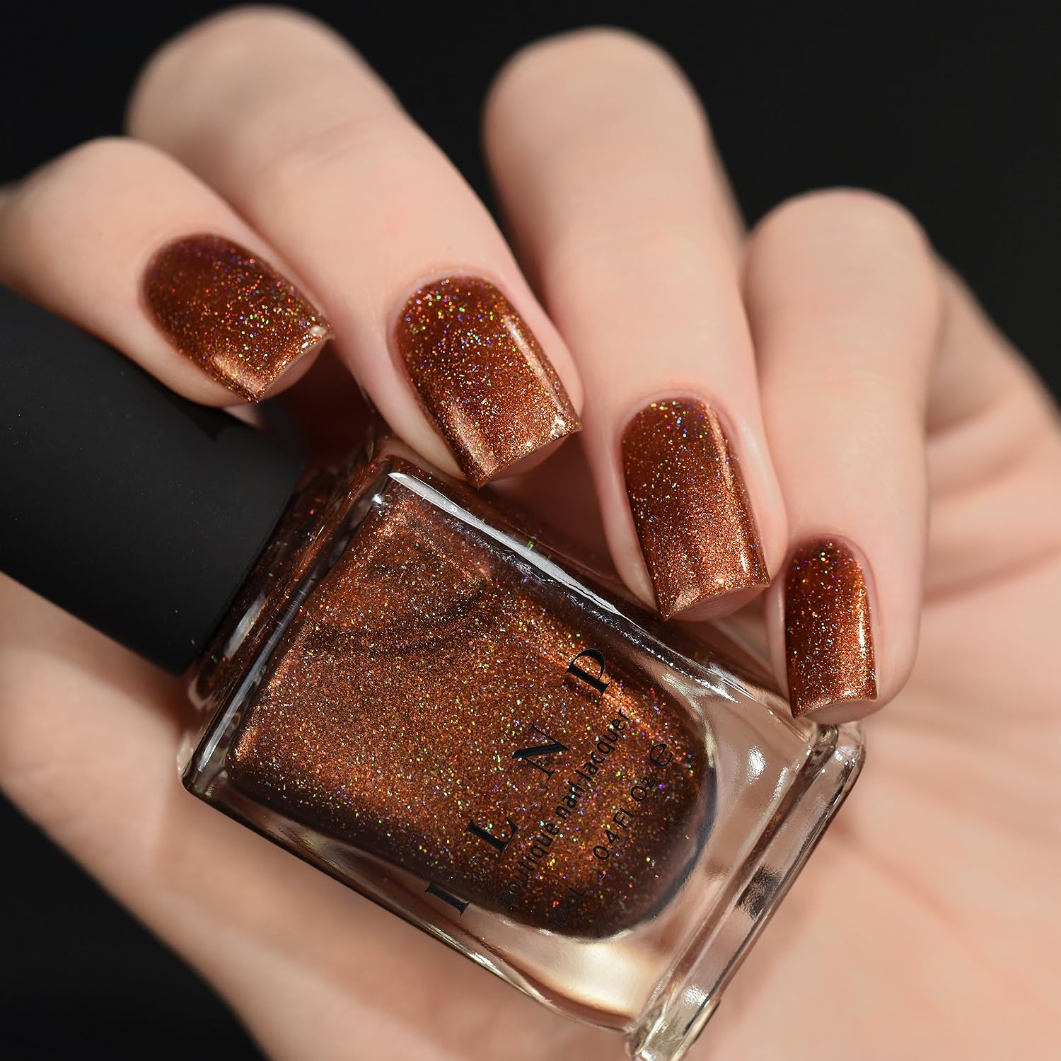ESMALTE DE UÑAS ILNP CABIN FEVER NARANJA QUEMADO HOLOGRÁFICO - 2