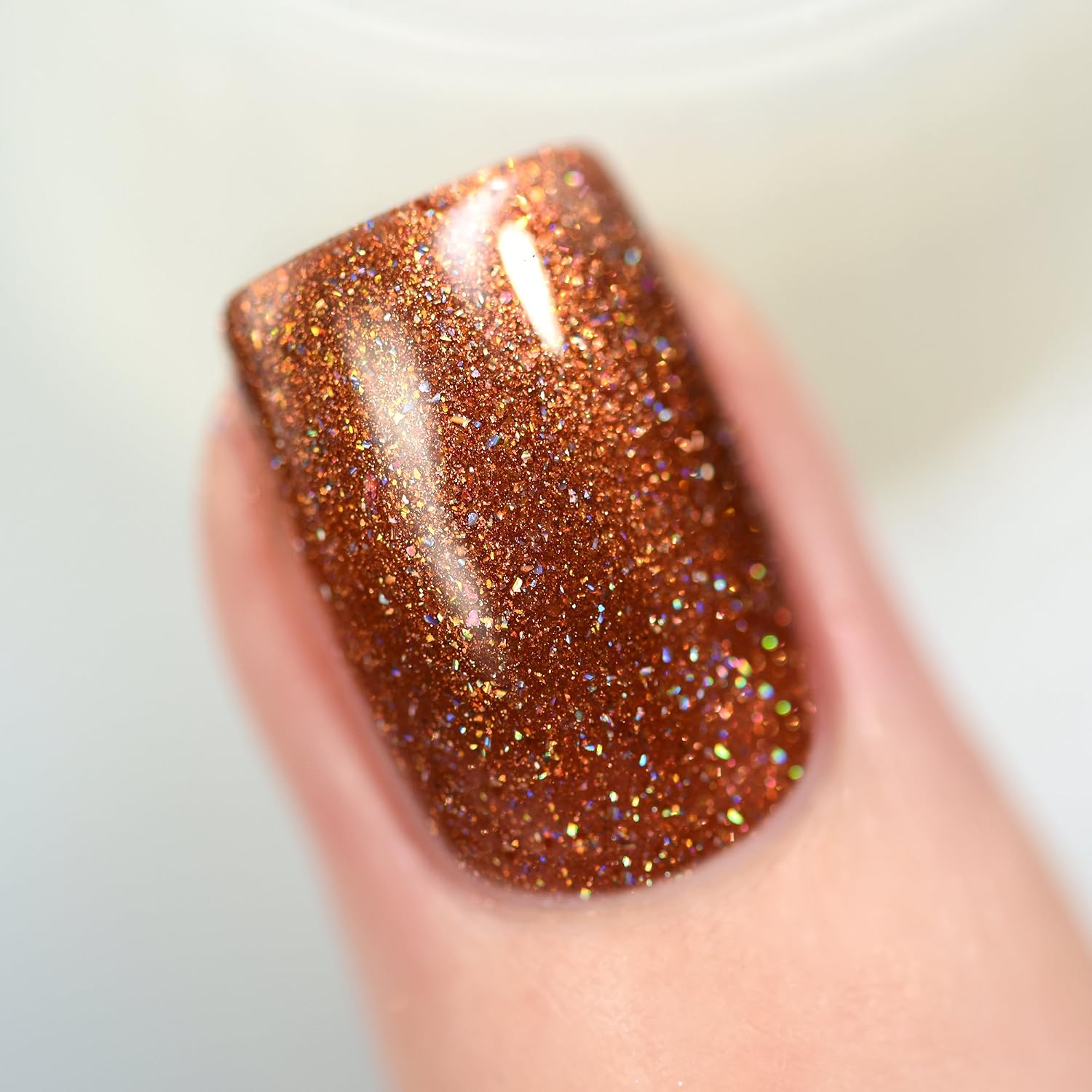 ESMALTE DE UÑAS ILNP CABIN FEVER NARANJA QUEMADO HOLOGRÁFICO - 3
