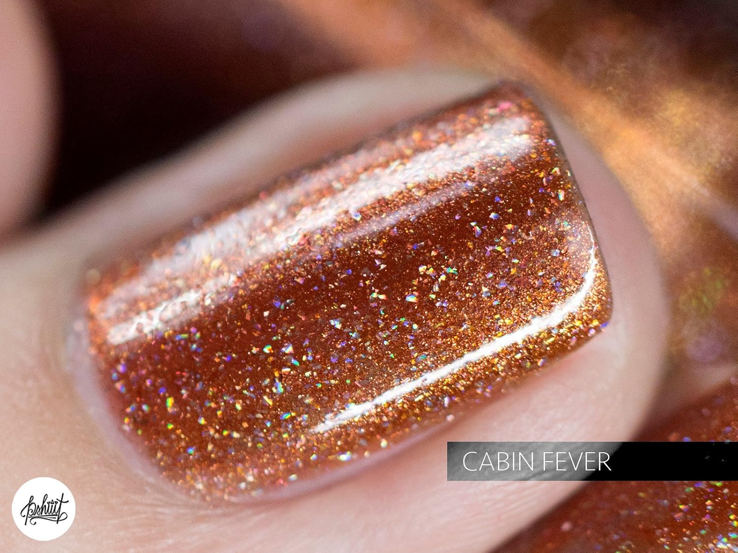 ESMALTE DE UÑAS ILNP CABIN FEVER NARANJA QUEMADO HOLOGRÁFICO - 5