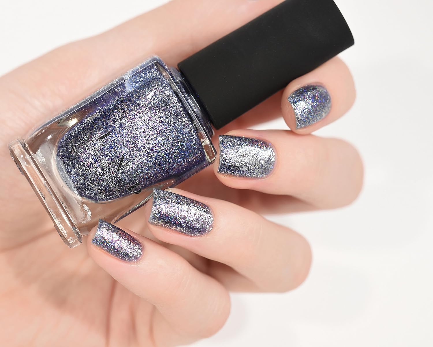 ESMALTE DE UÑAS ILNP BULLETPROOF SYMPHONY PERIWINKLE METÁLICO HOLOGRÁFICO - 2