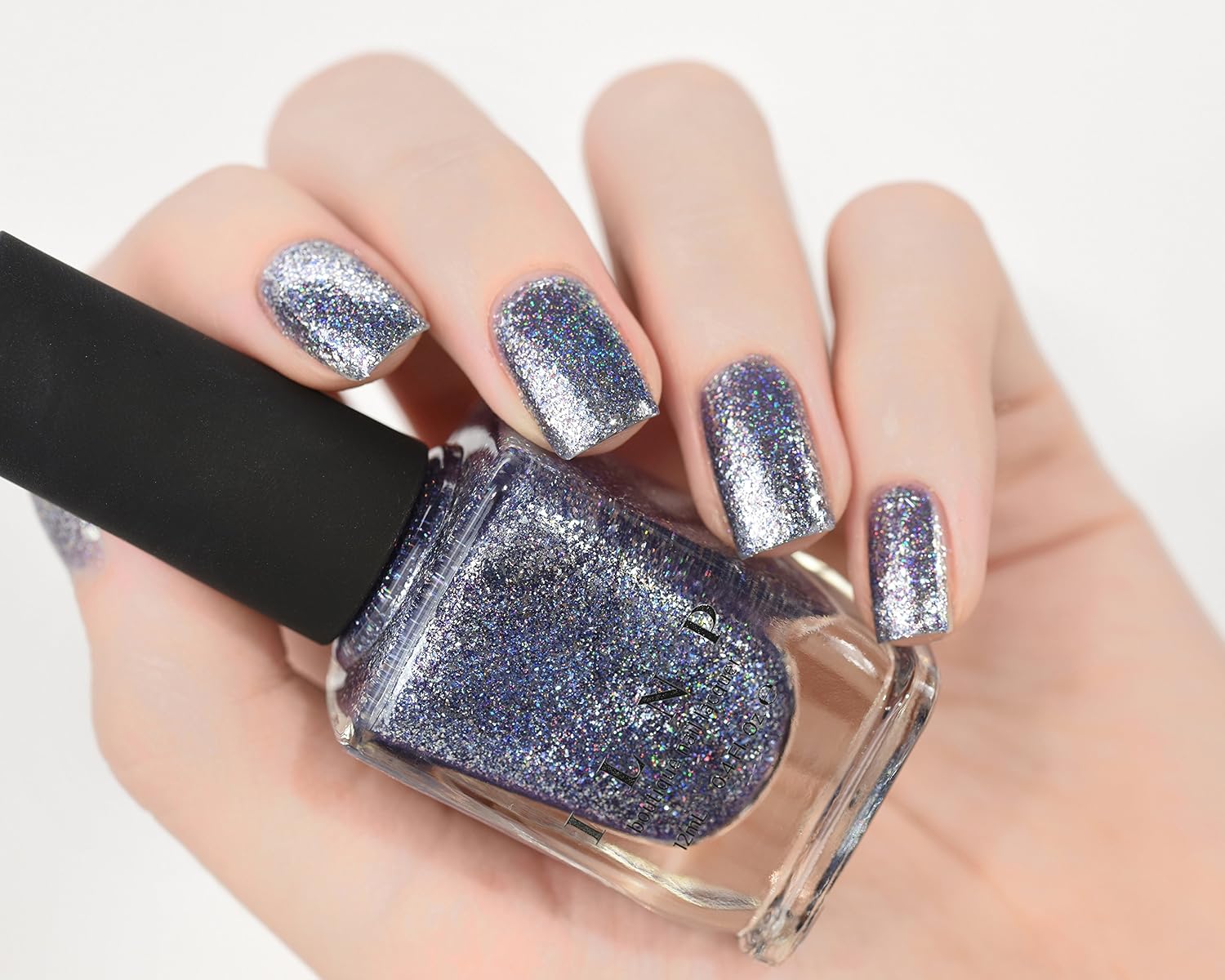ESMALTE DE UÑAS ILNP BULLETPROOF SYMPHONY PERIWINKLE METÁLICO HOLOGRÁFICO - 3