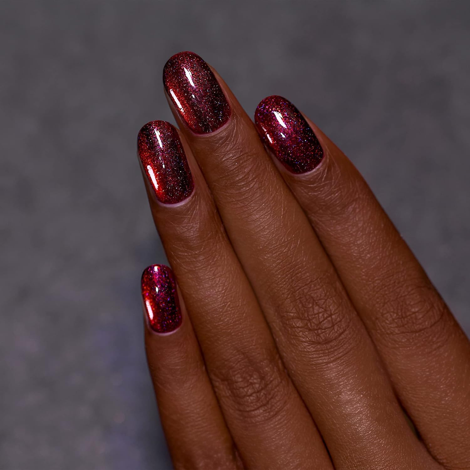 ESMALTE DE UÑAS ILNP CARRIE BLOOD RED HOLOGRAPHIC - 5