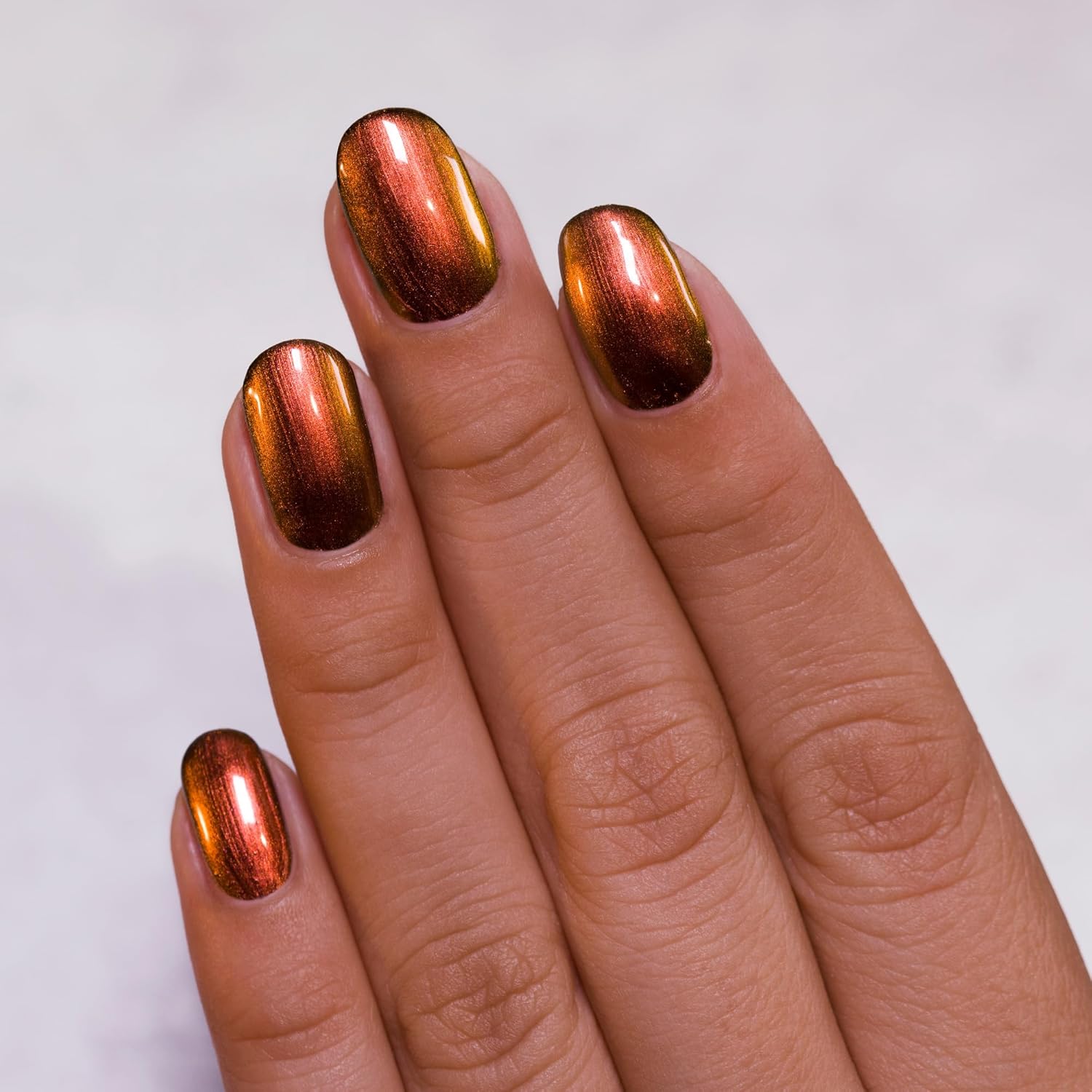 ESMALTE DE UÑAS ILNP ABUNDANCE ULTRA CHROME ROJO NARANJA BRONCE ORO - 3