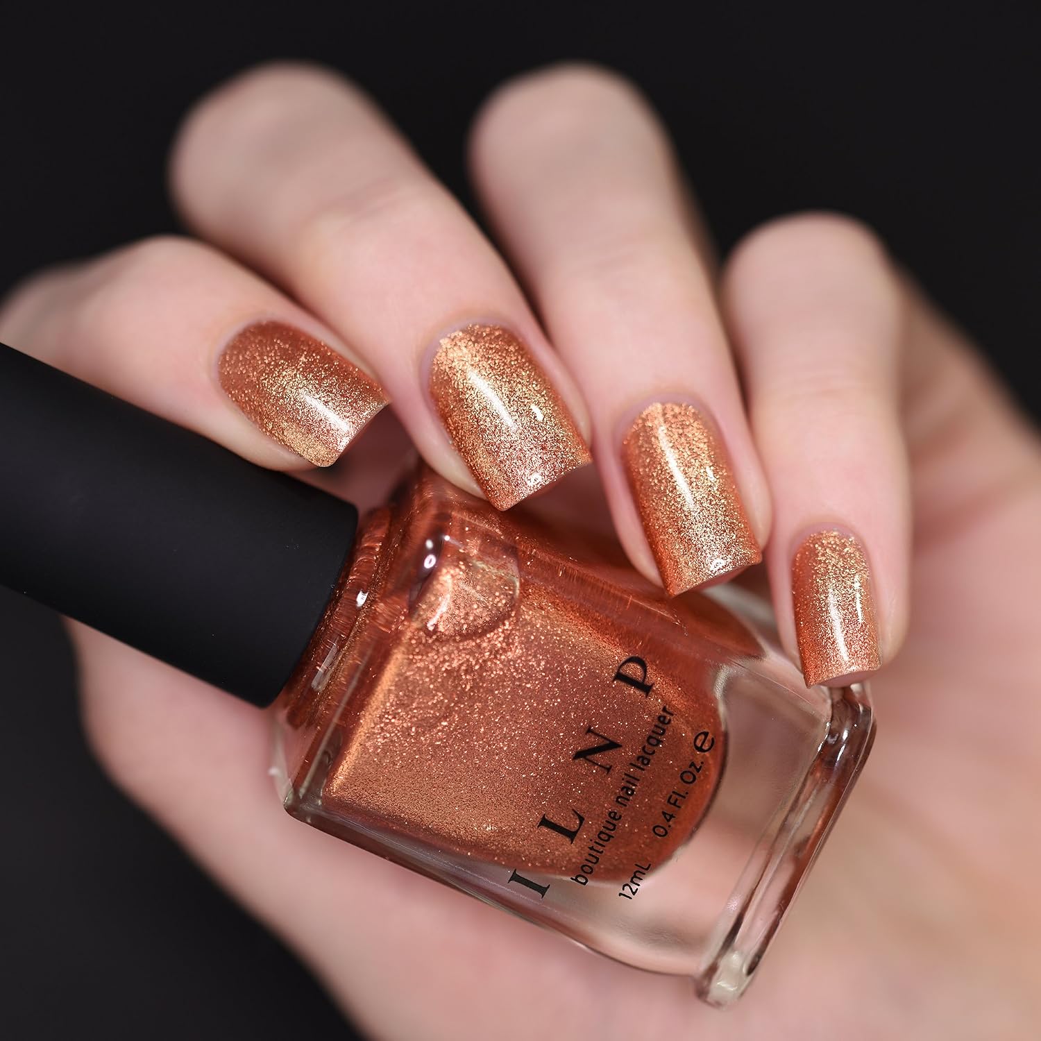 ESMALTE DE UÑAS ILNP CHECKMATE NARANJA COBRE ULTRA METÁLICO BRILLANTE - 3