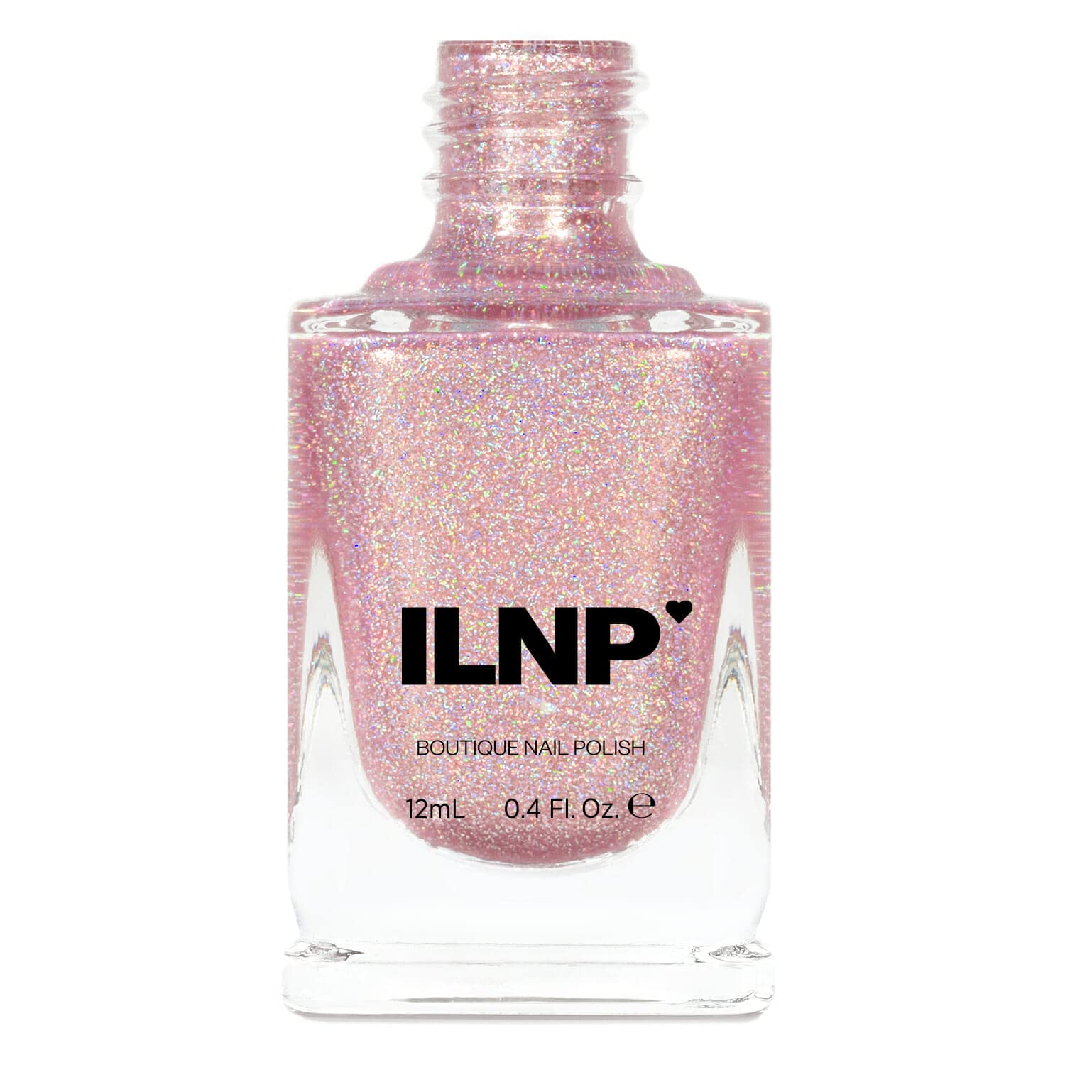 ESMALTE DE UÑAS ILNP BALLET SLIPPER ROSA HOLOGRÁFICO SUAVE - 1