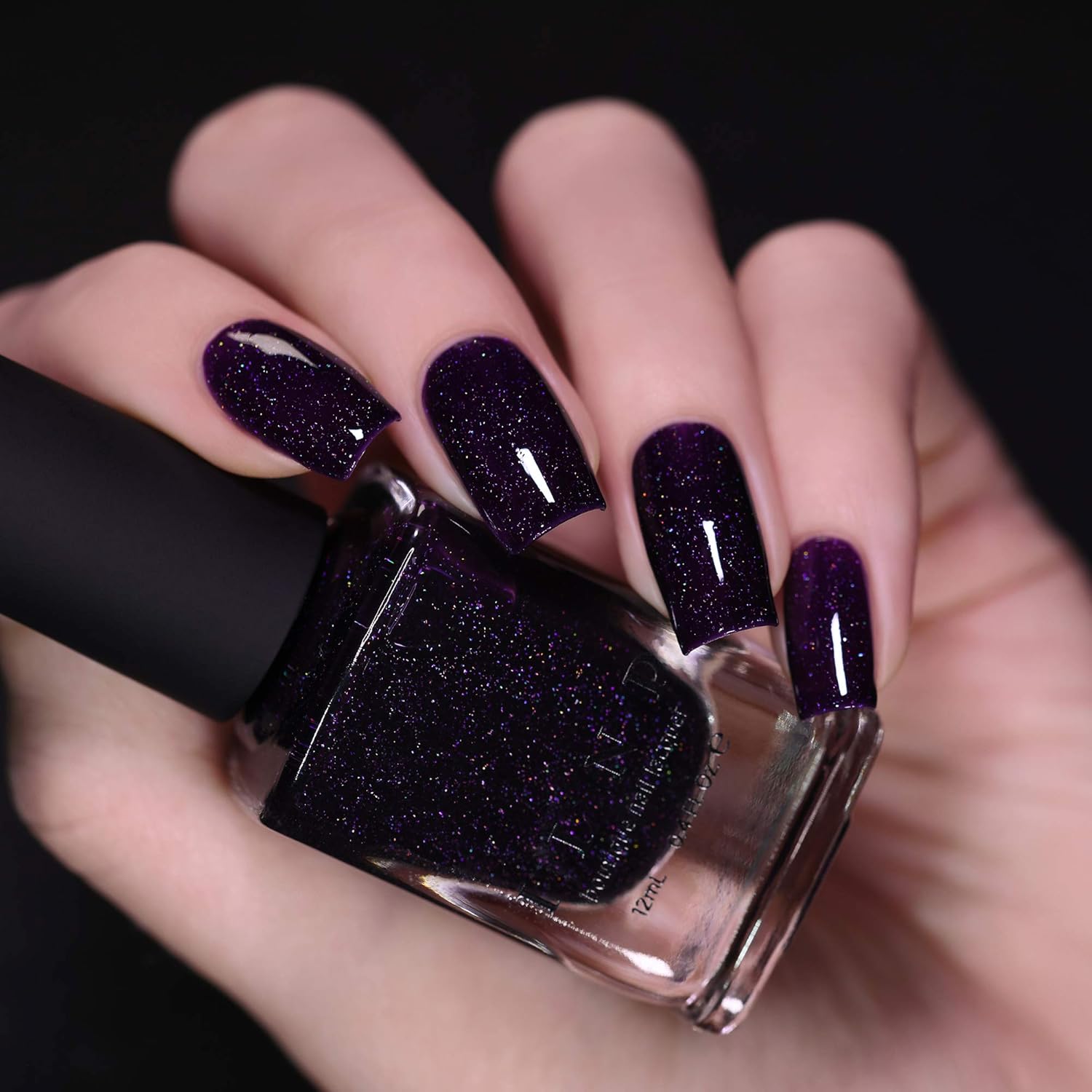 ESMALTE DE UÑAS ILNP ANNABELLE HOLOGRÁFICO PÚRPURA BERENJENA OSCURO - 2