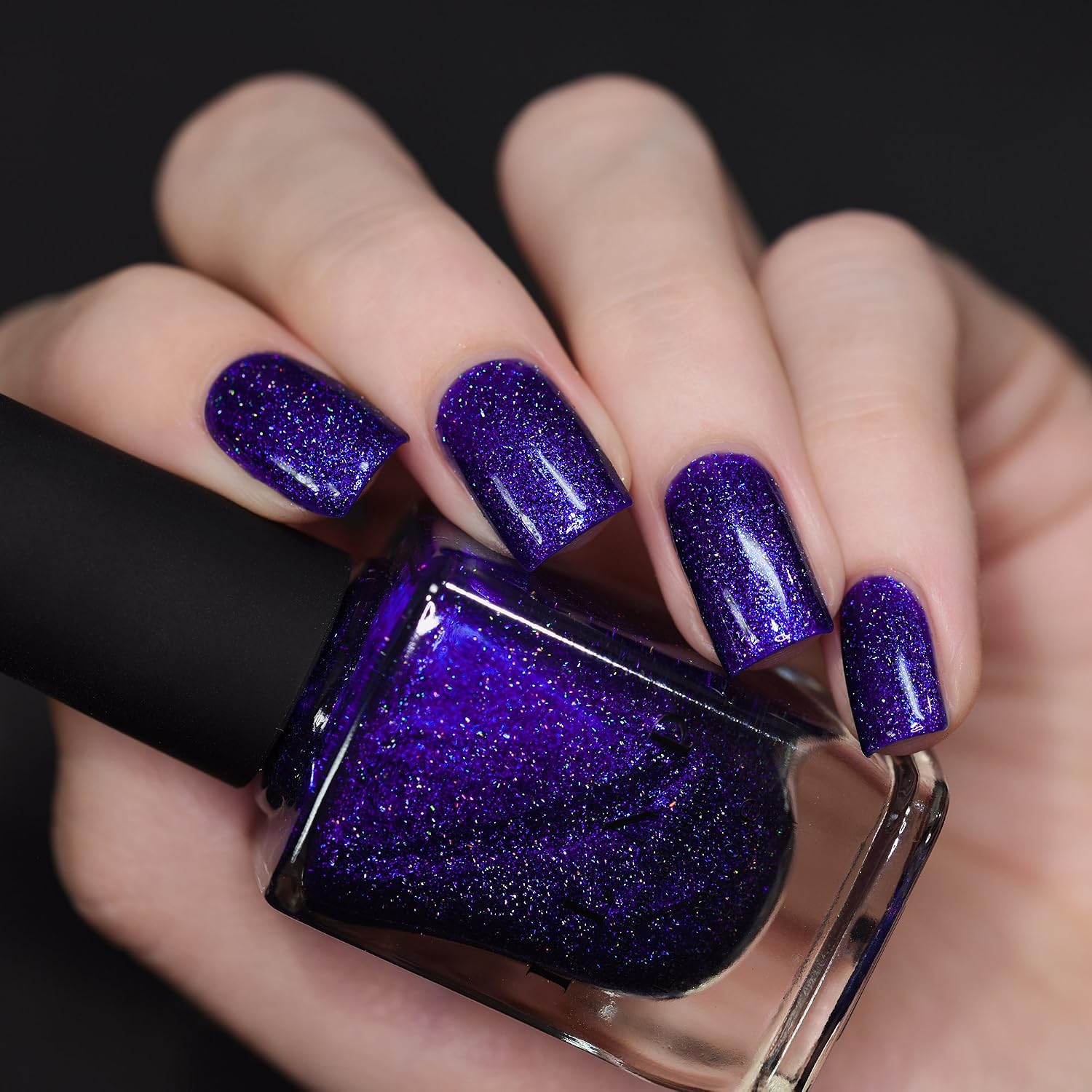 ESMALTE DE UÑAS ILNP DOWNPOUR AZUL ÍNDIGO HOLOGRÁFICO - 2
