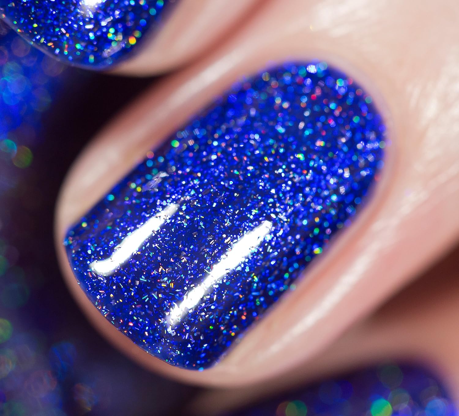 ESMALTE DE UÑAS ILNP DOWNPOUR AZUL ÍNDIGO HOLOGRÁFICO - 4