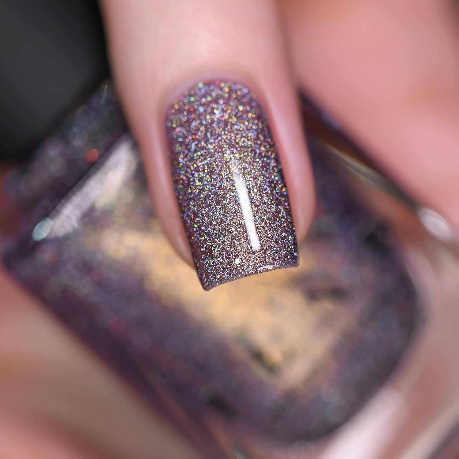 ESMALTE DE UÑAS ILNP EVE LILAC ULTRA HOLOGRÁFICO - 3