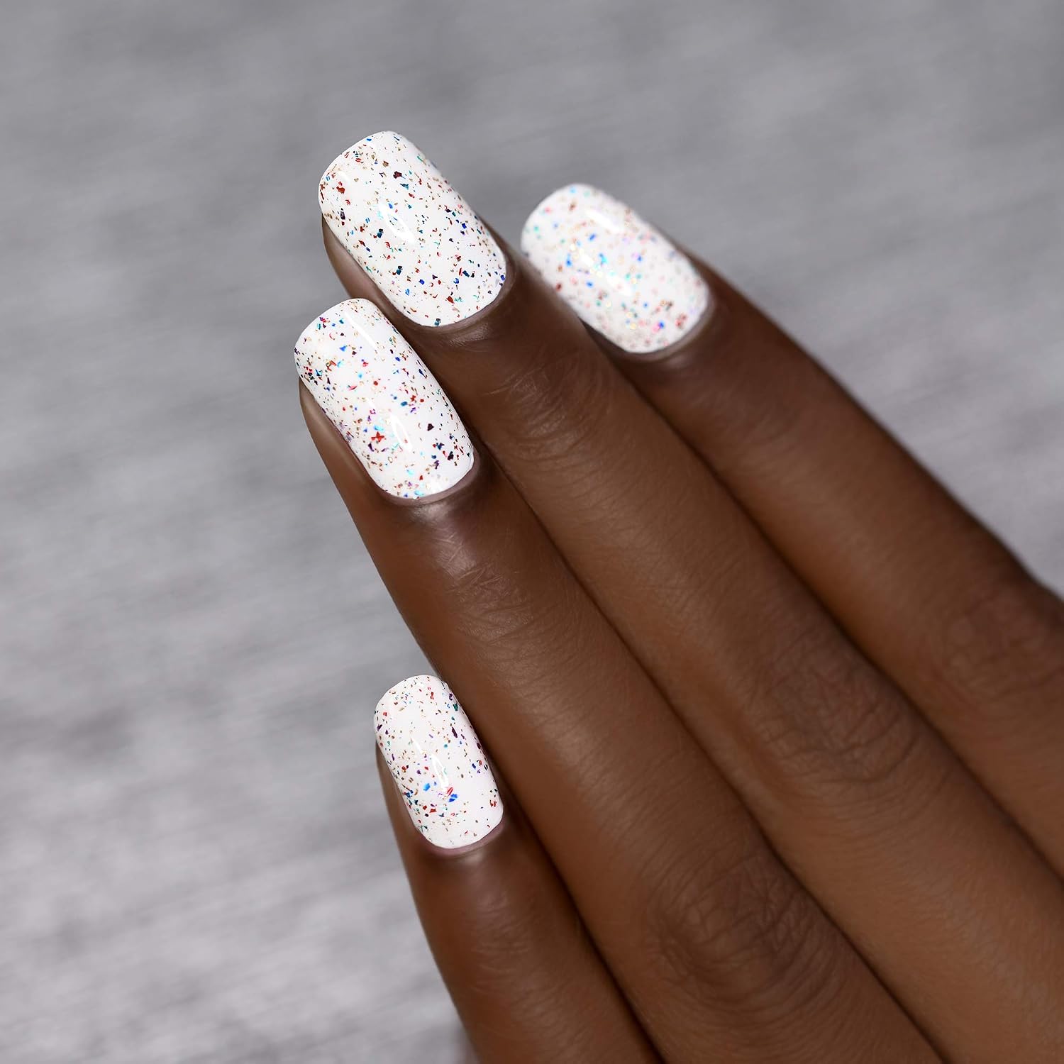 ESMALTE ILNP CONFETTI MULTI-COLORES METALLIC FLAKE TOPPER 12ML - 5
